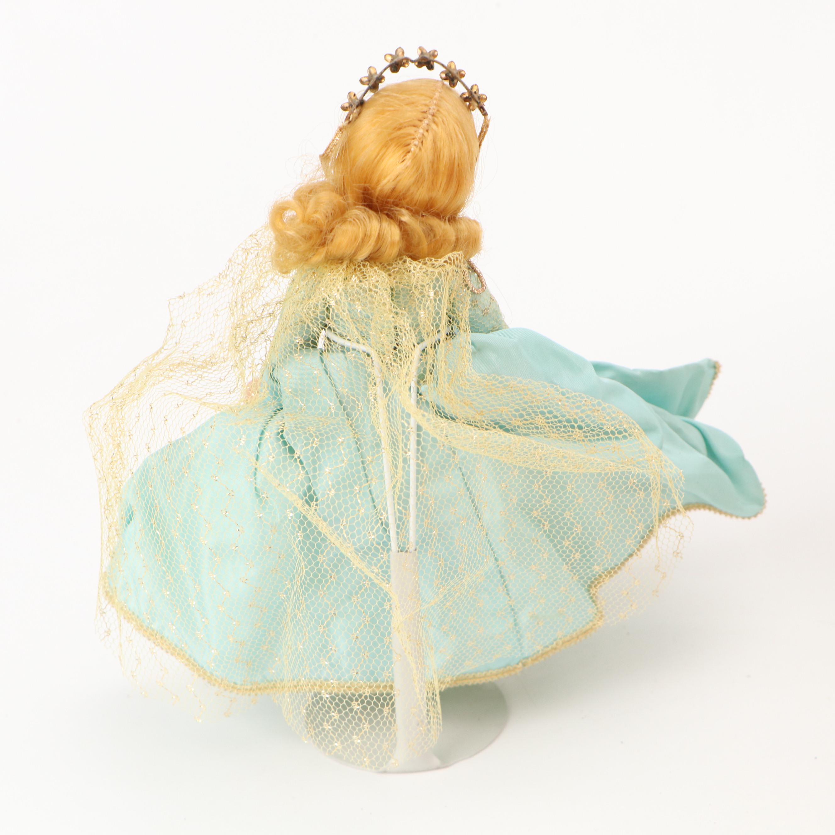 Madame Alexander "Sleeping Beauty" with Other Dolls and Furniture