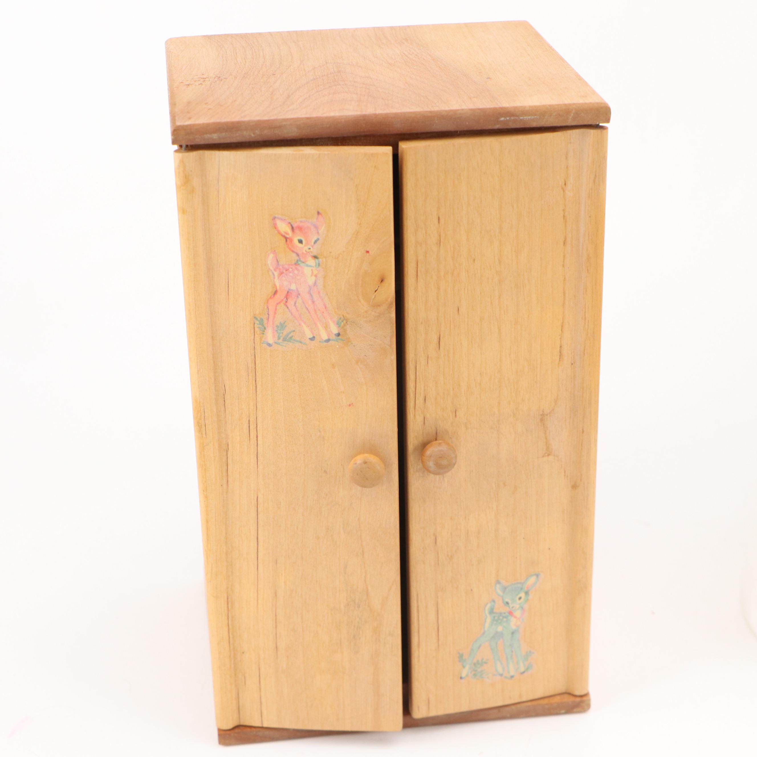 Madame Alexander "Sleeping Beauty" with Other Dolls and Furniture