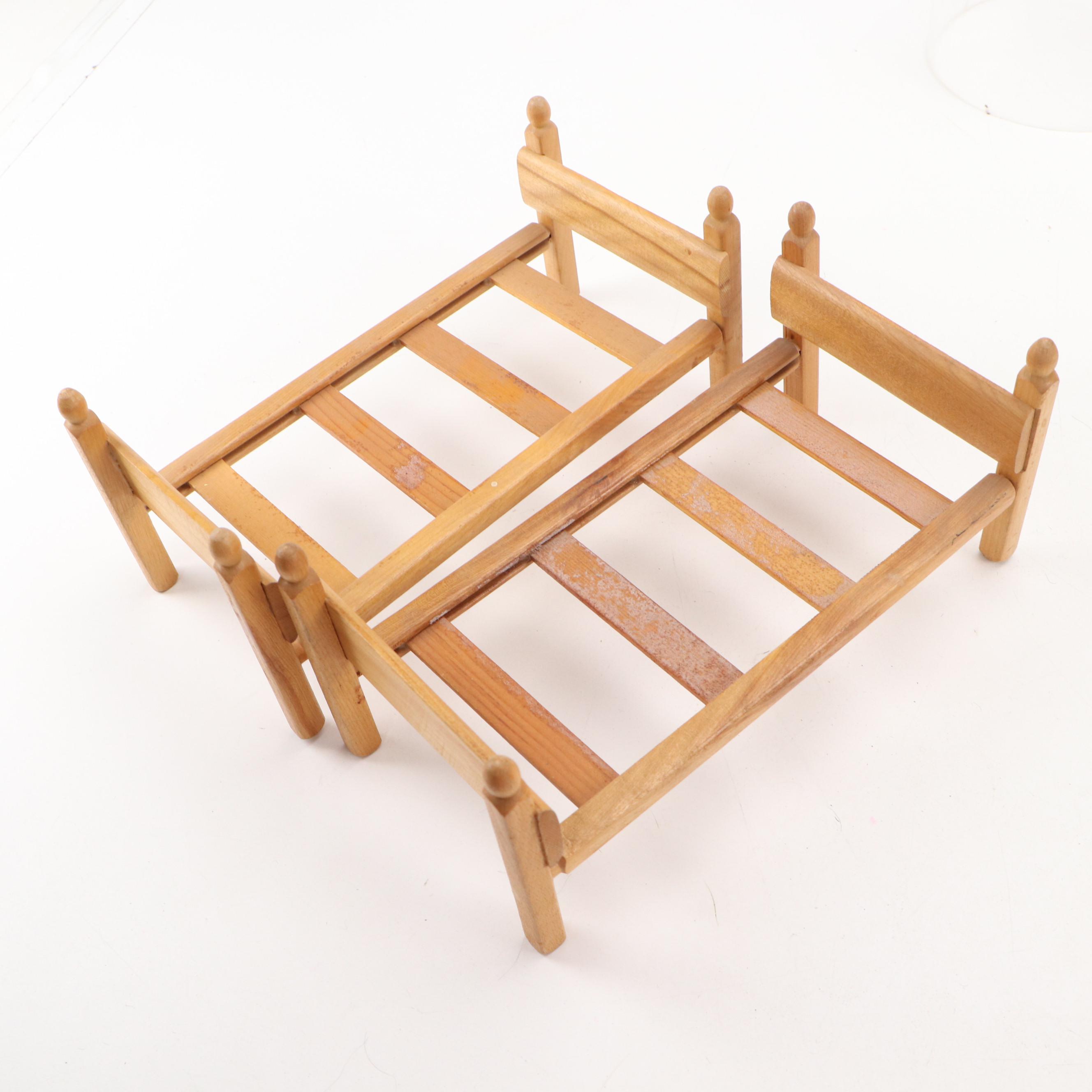 Madame Alexander "Sleeping Beauty" with Other Dolls and Furniture