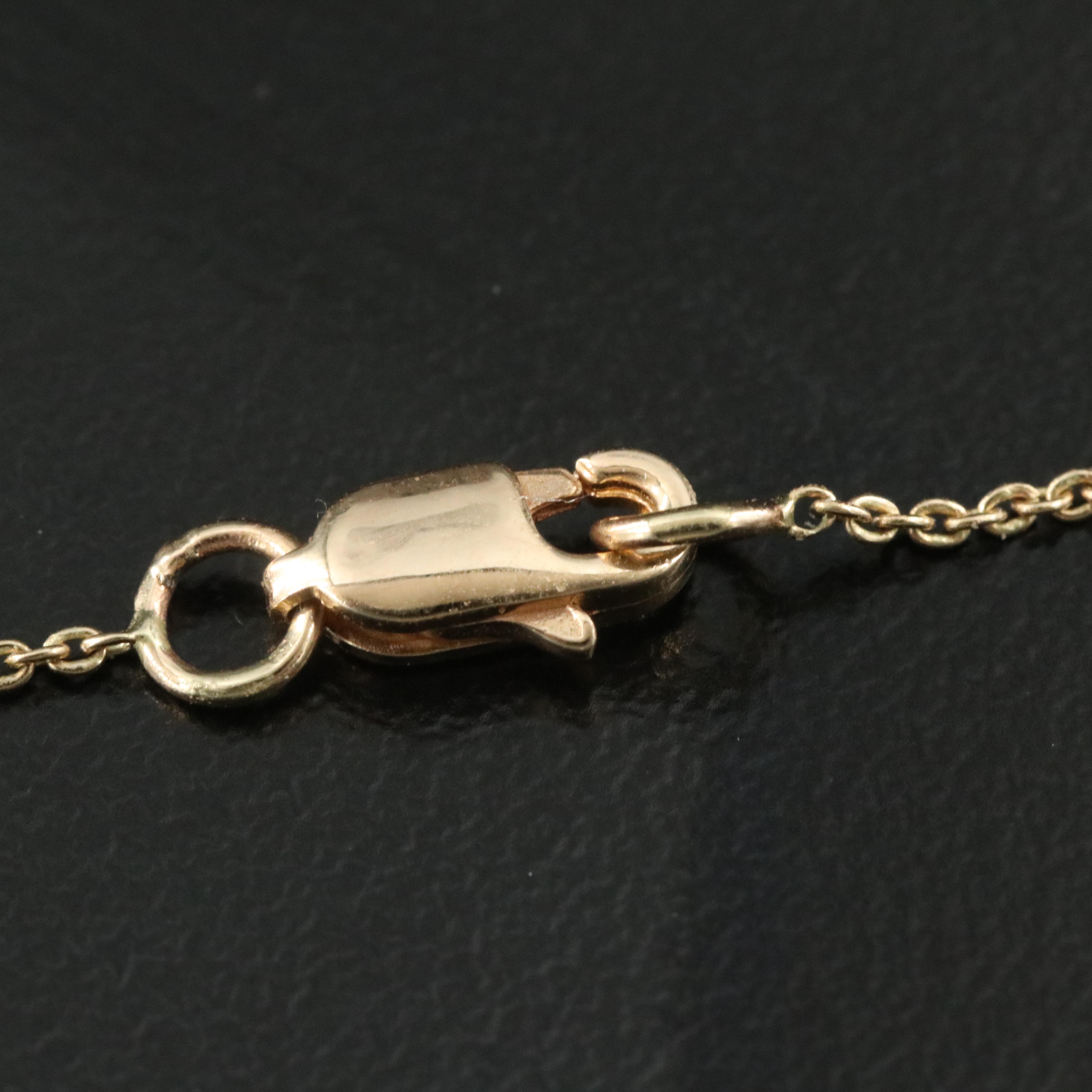 18K 3.10 CT Lab Grown Diamond Solitaire Heart Necklace with IGI Report