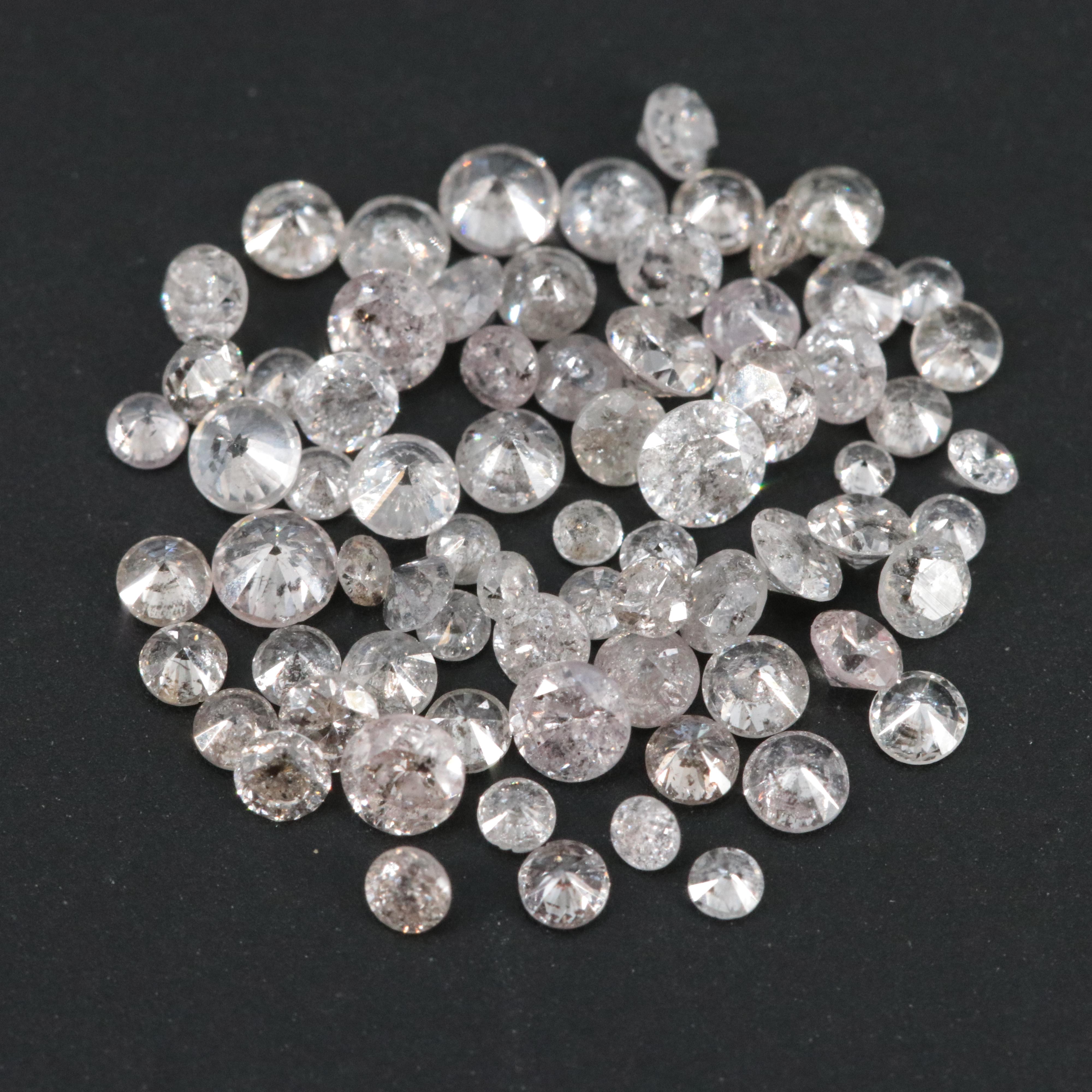 Loose 1.67 CTW Diamond Lot