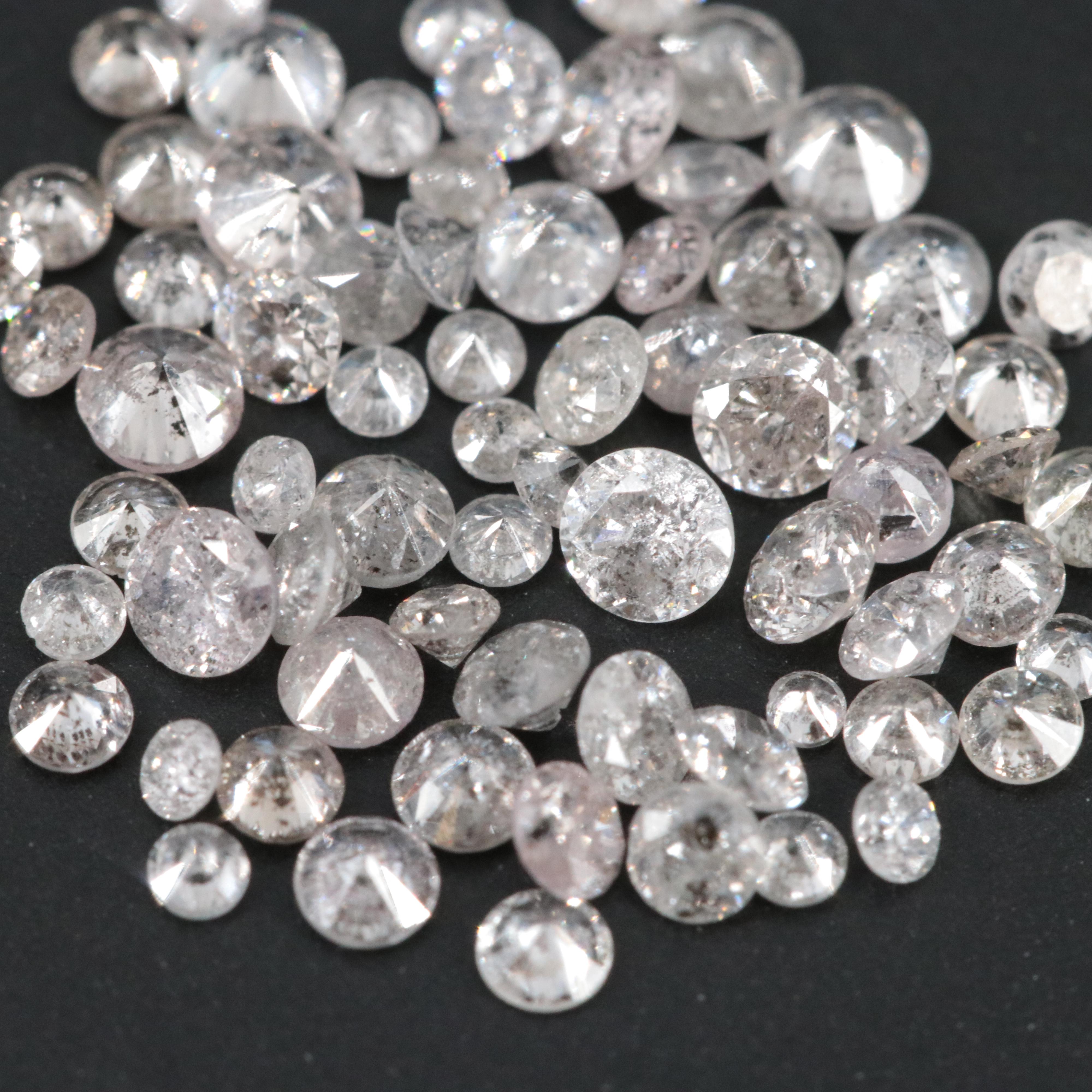 Loose 1.67 CTW Diamond Lot