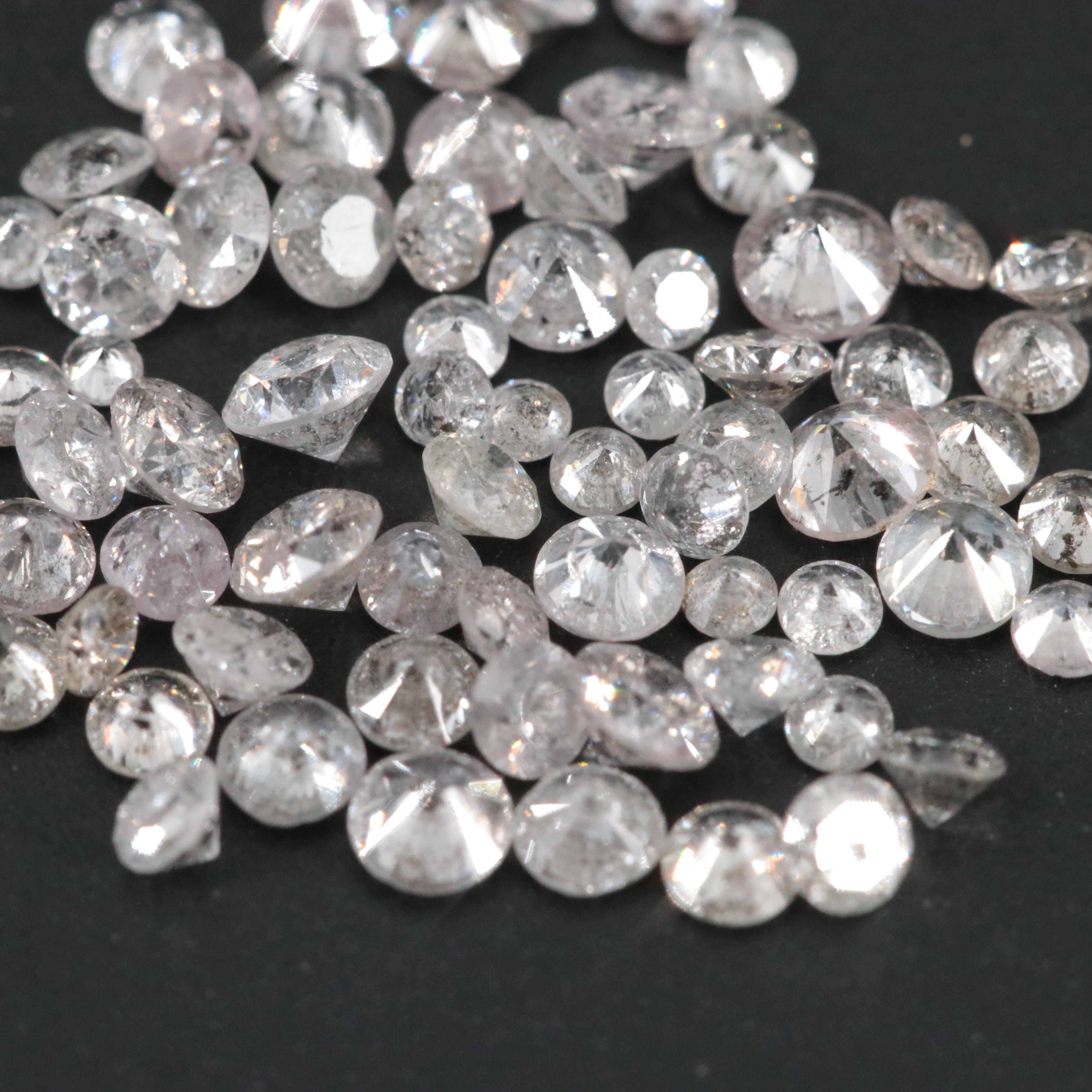 Loose 1.67 CTW Diamond Lot
