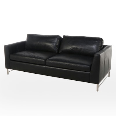 Apollo Urban Leather Sofa on Stainless Steel Base Apollo Urban Leather Sofa on Stainless Steel Base
