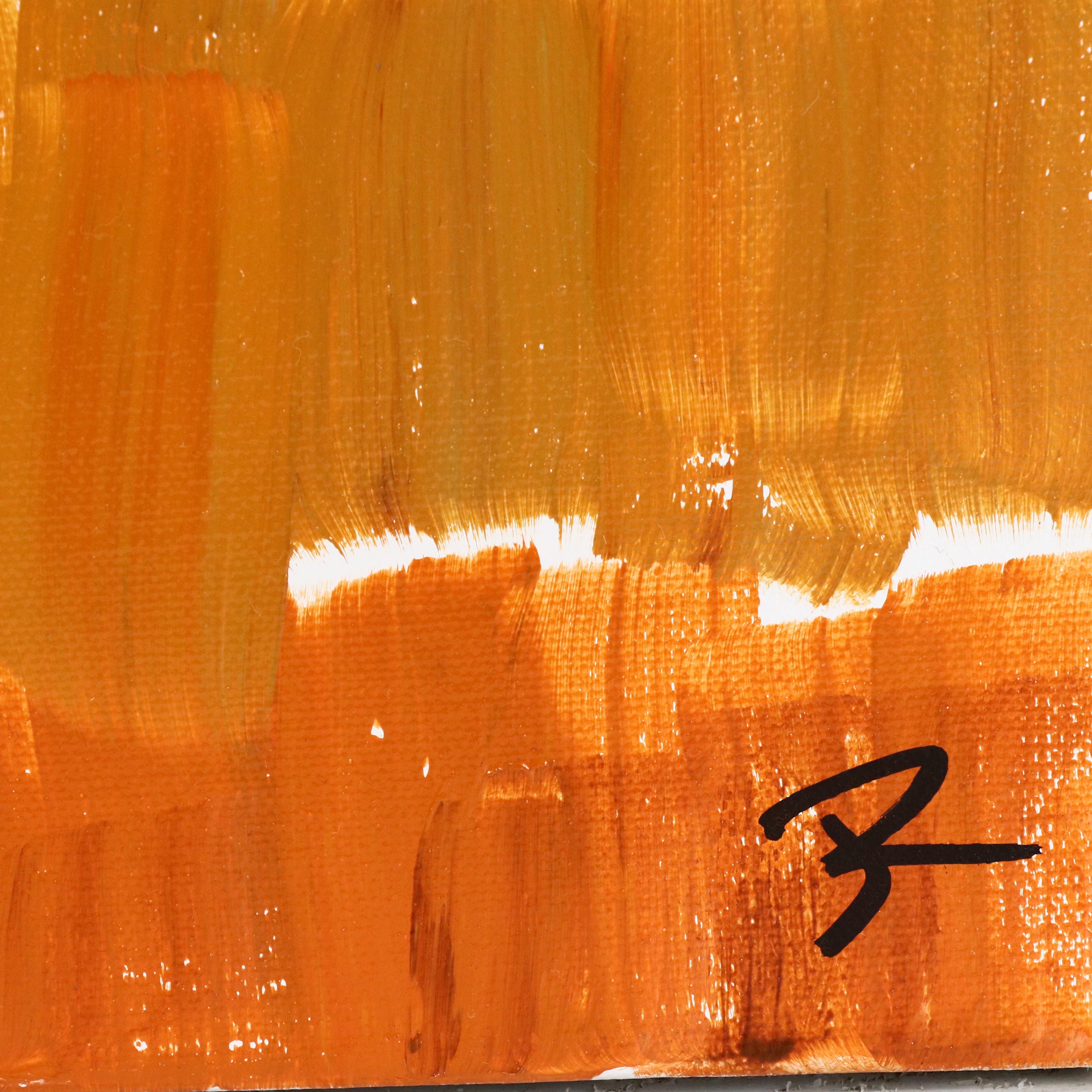 Joshua Ramsey Abstract Acrylic Painting of Buffalo, 2024