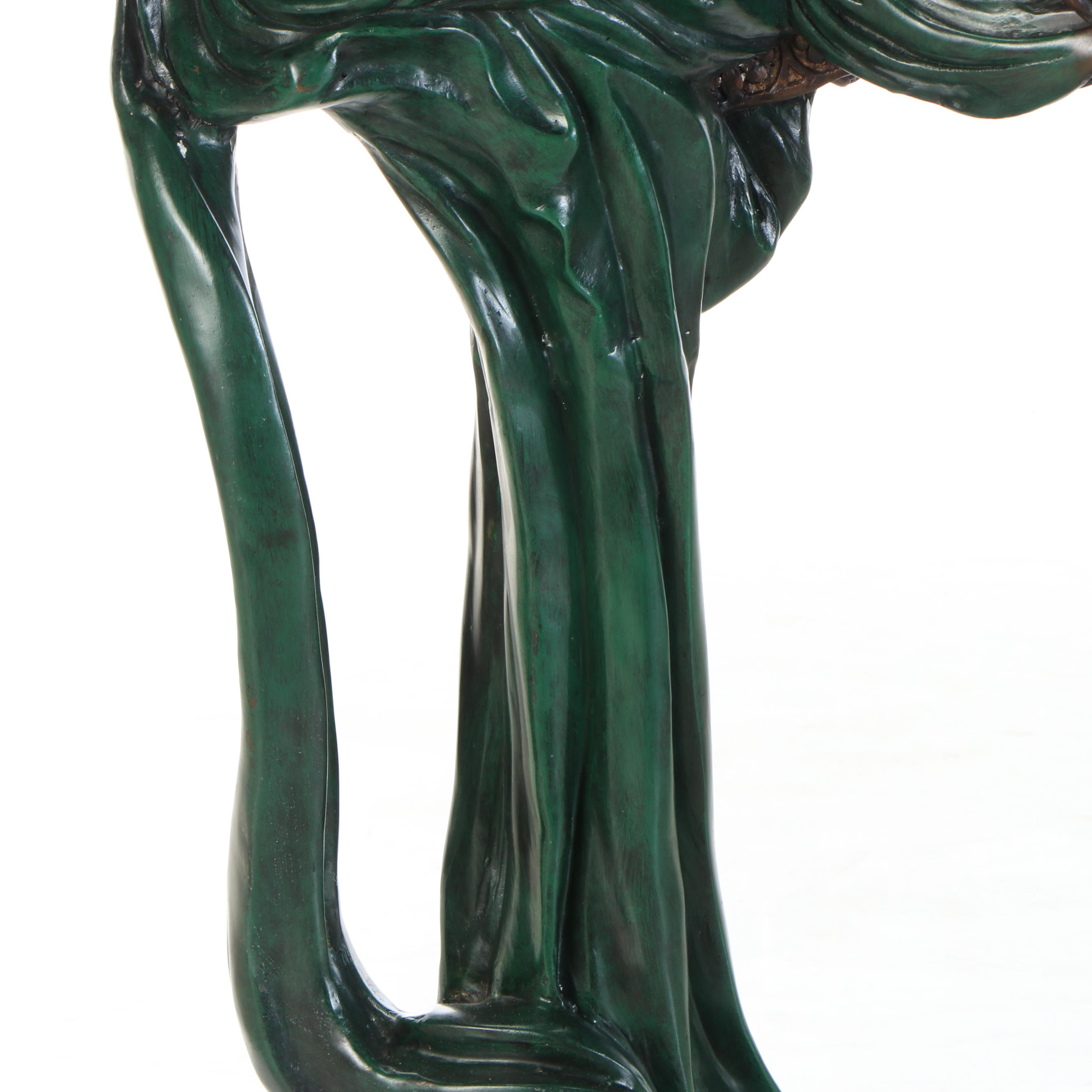 After Alphonse Mucha "Maiden of the Arts" Bronze Sculpture