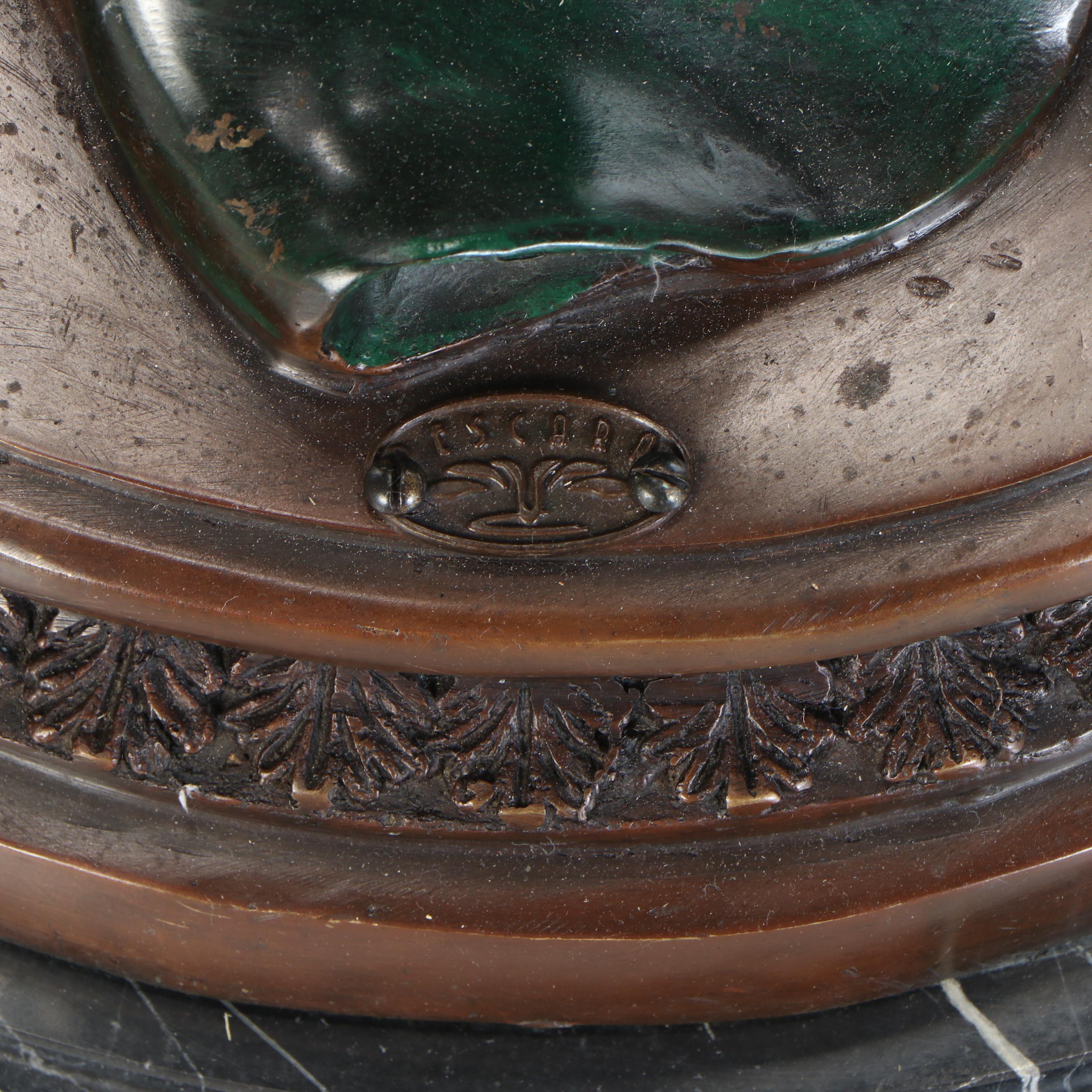 After Alphonse Mucha "Maiden of the Arts" Bronze Sculpture