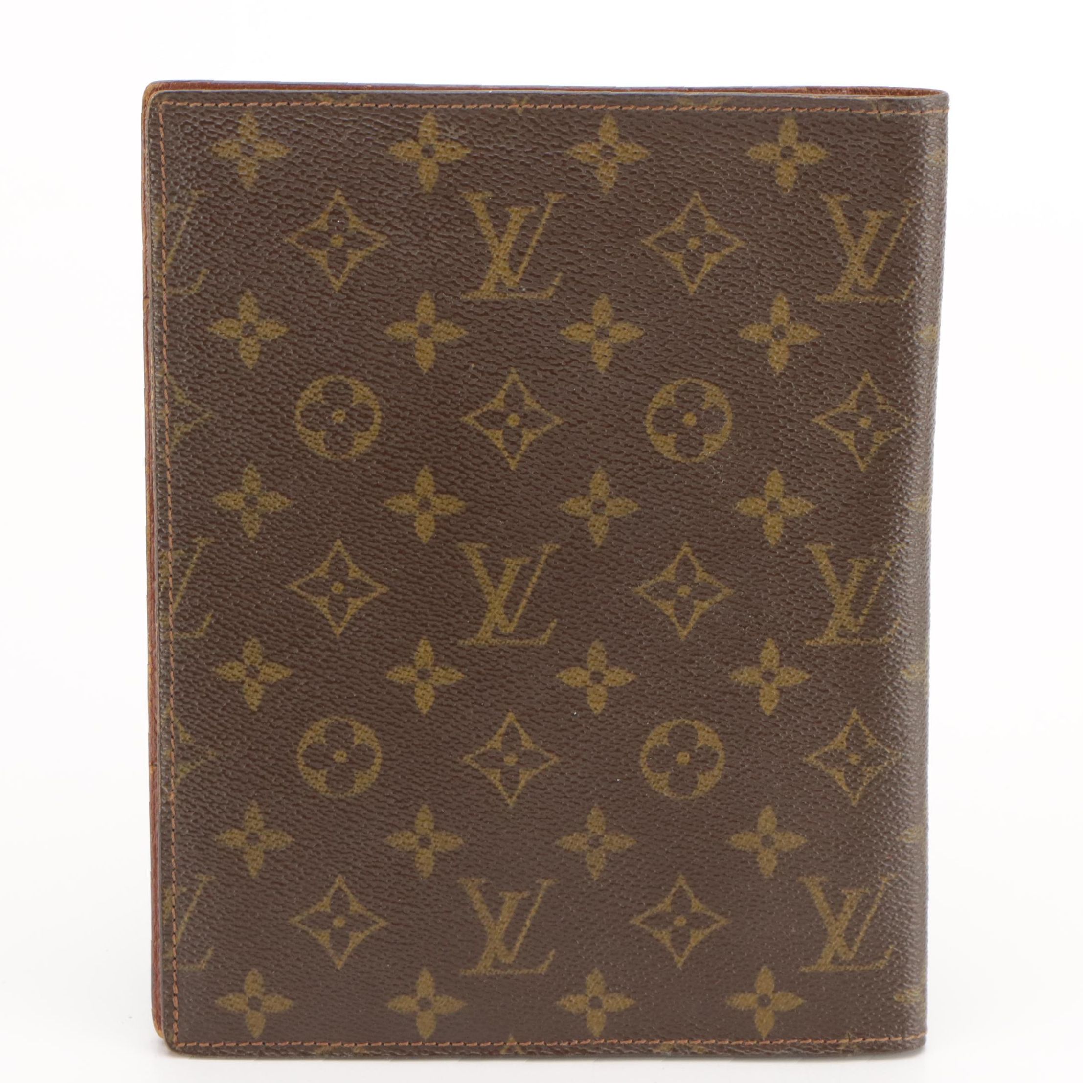 Louis Vuitton Desk Agenda Cover in Monogram Canvas