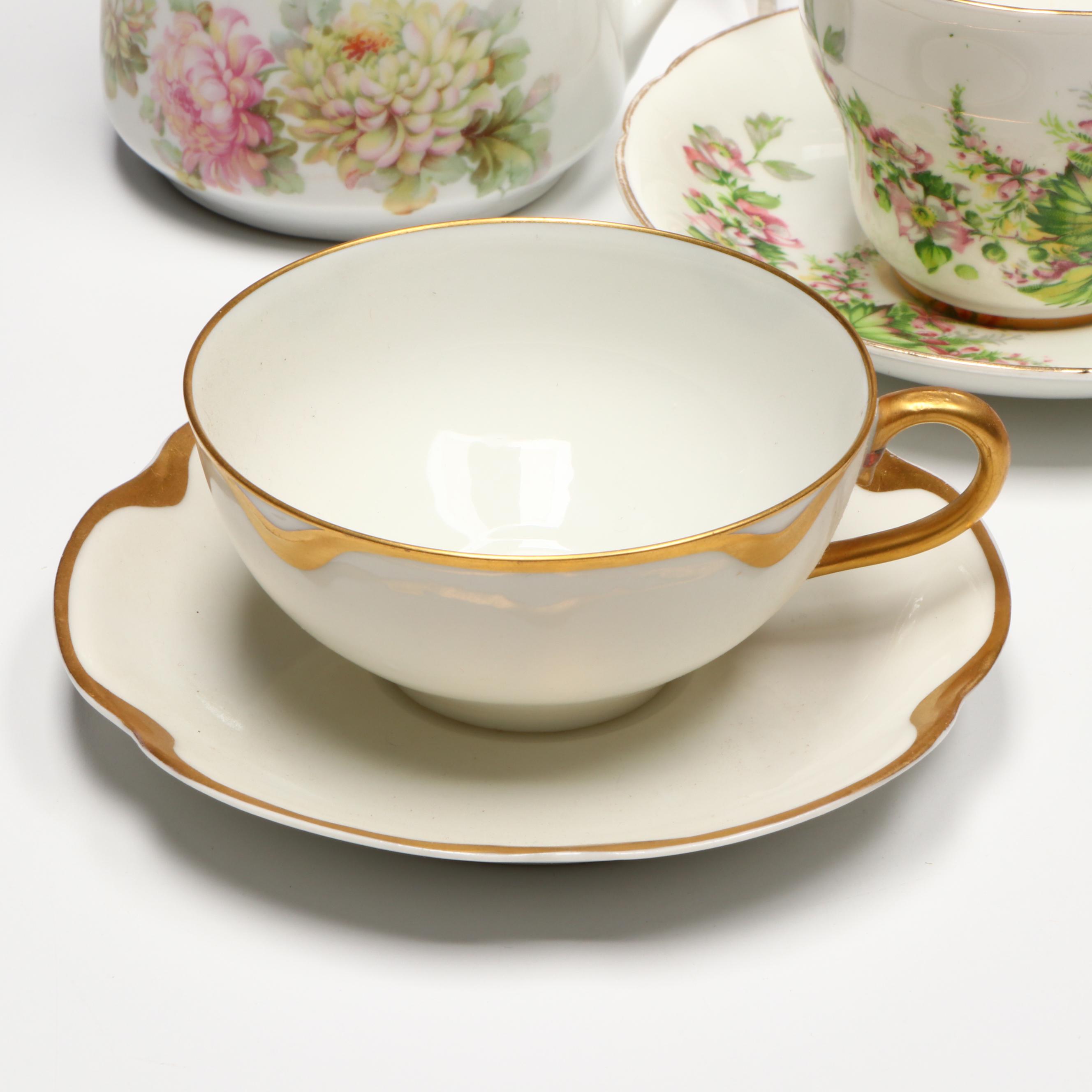Haviland, Regency, Napco, and Other Porcelain Tableware