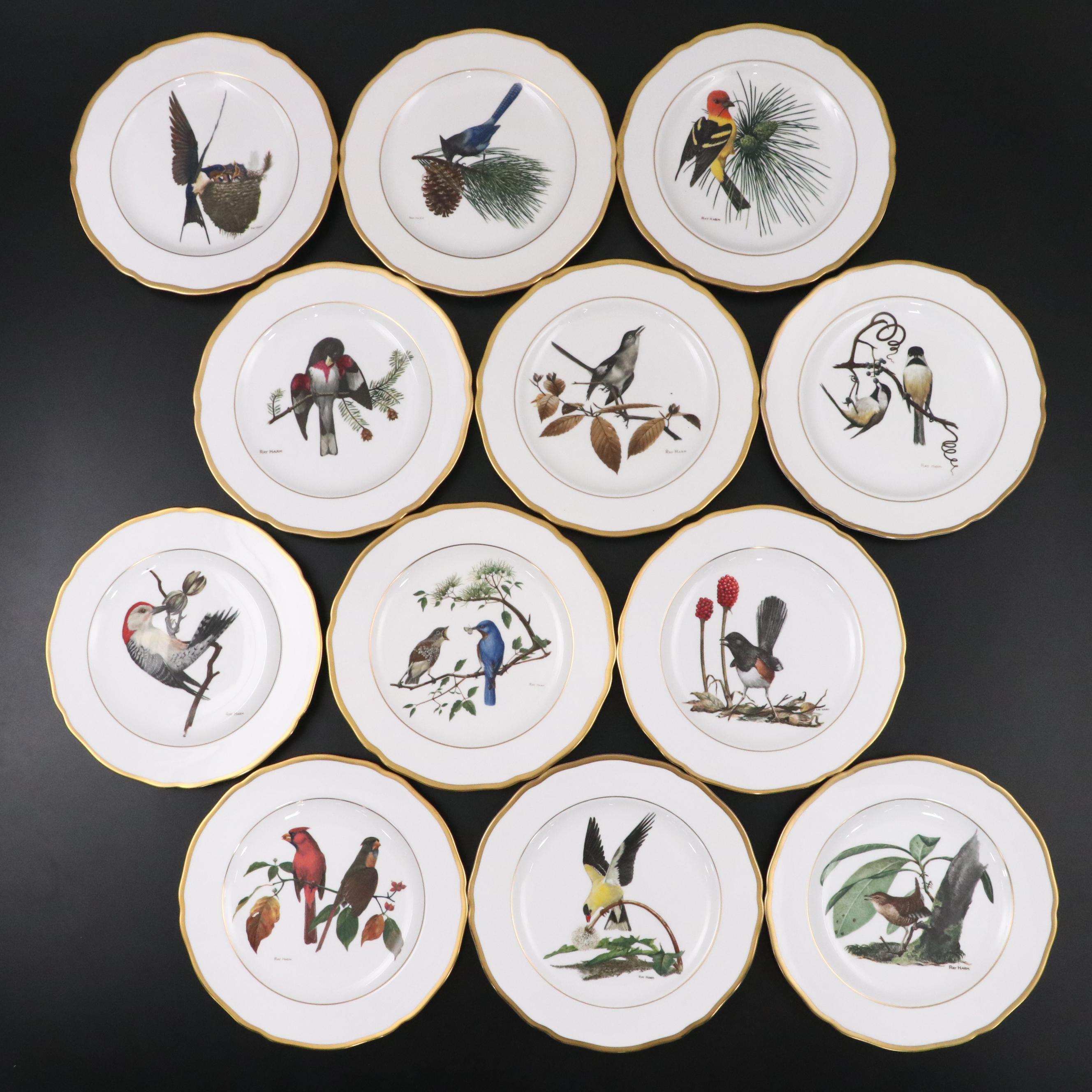 Ray Harm for Spode Limited Edition American Songbird Series Collector Plates