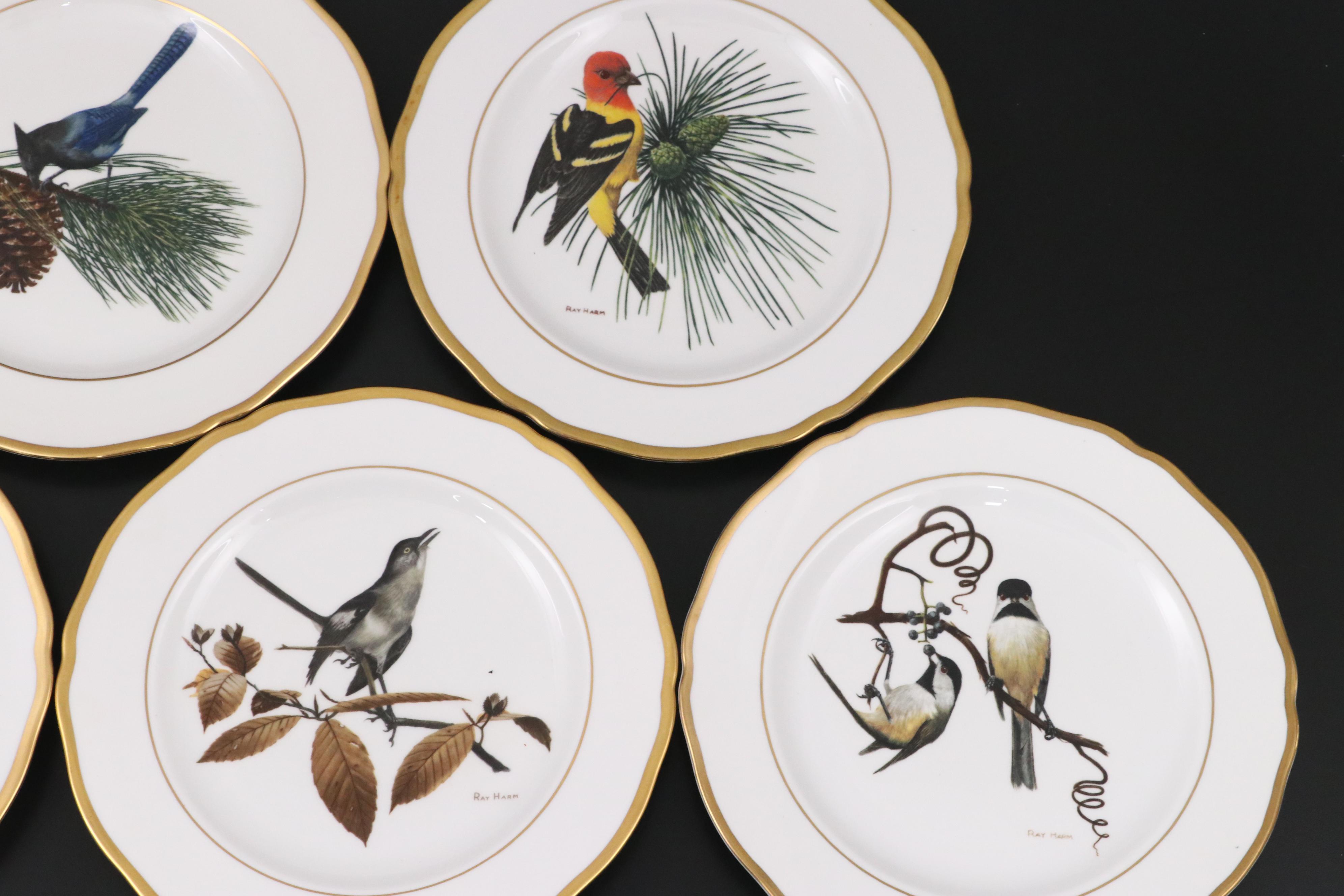 Ray Harm for Spode Limited Edition American Songbird Series Collector Plates