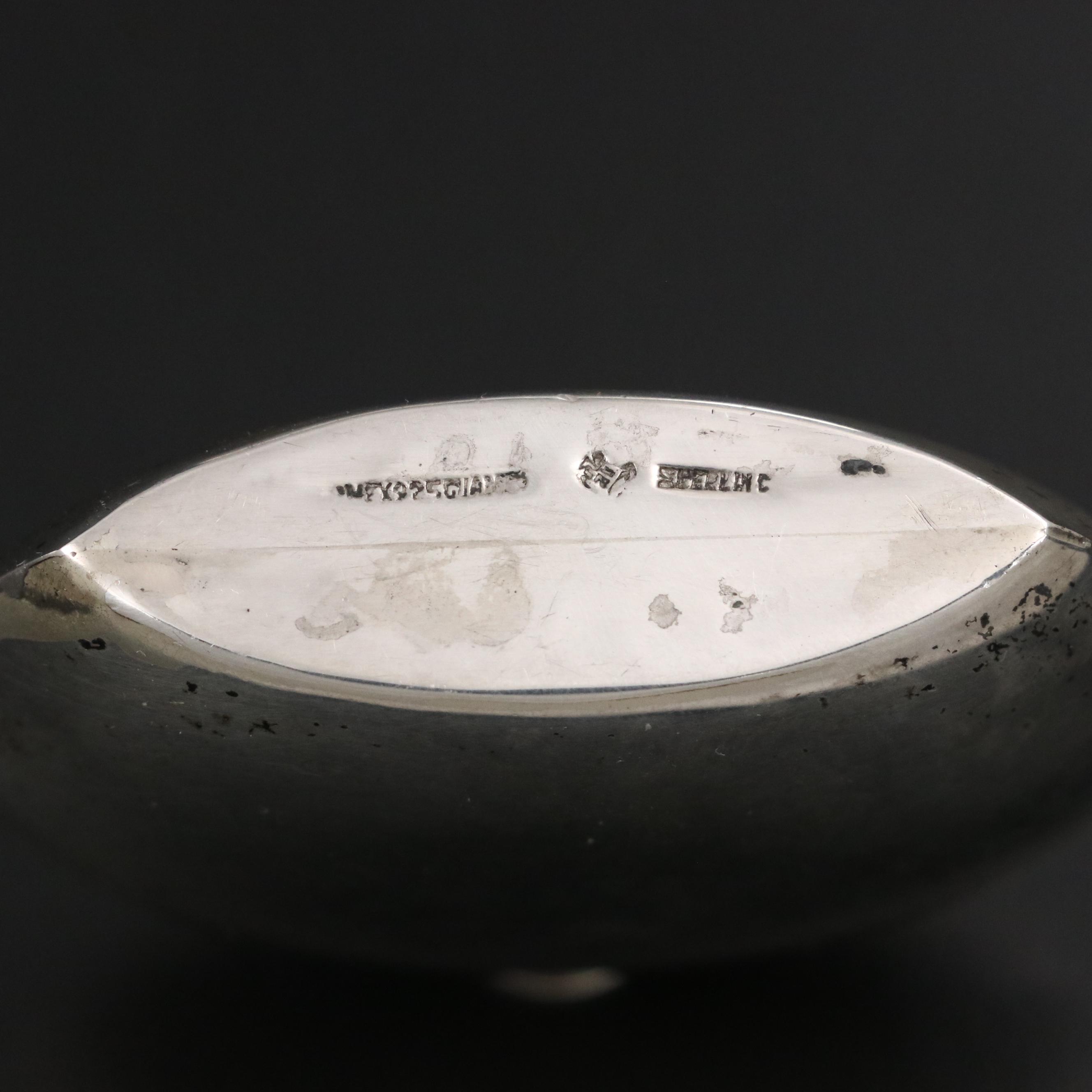 Mexican Sterling Perfume Bottle with Iraqi 800 Silver Inlaid Box and Others