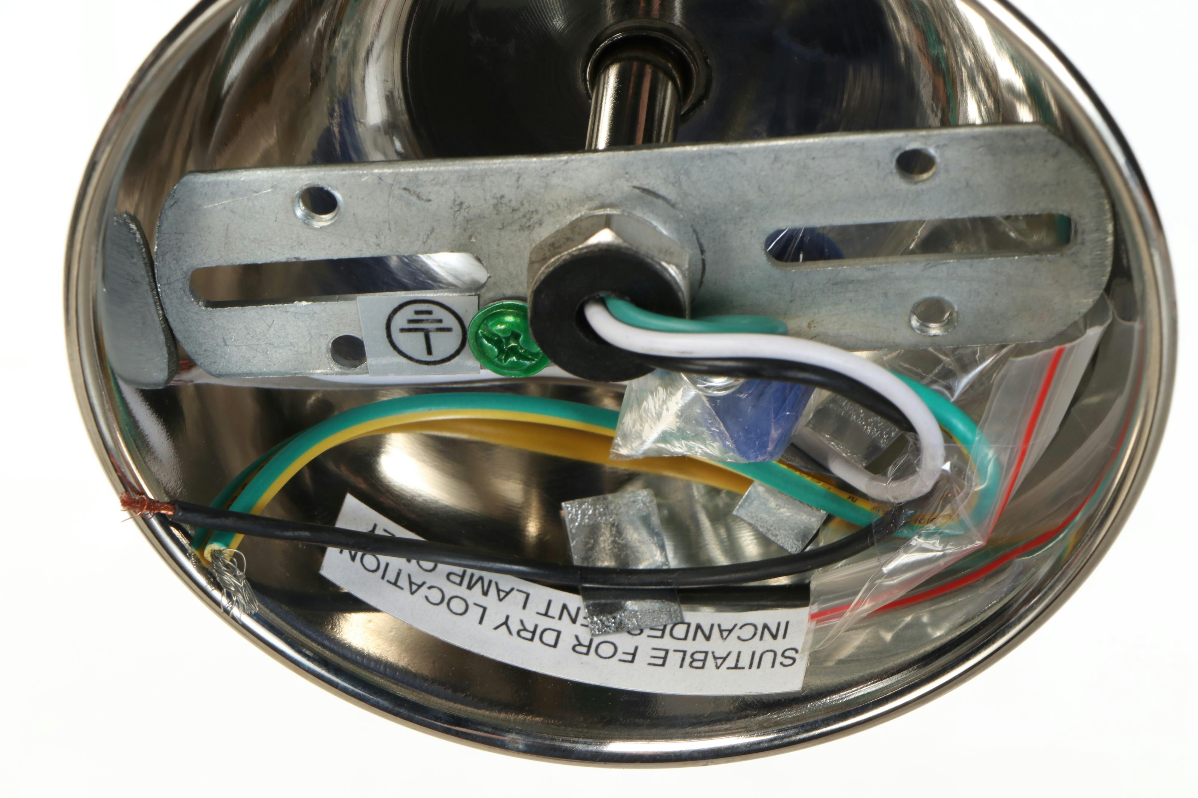 Sarreid Ltd. Contemporary Nickel Finish Wirework Pendants