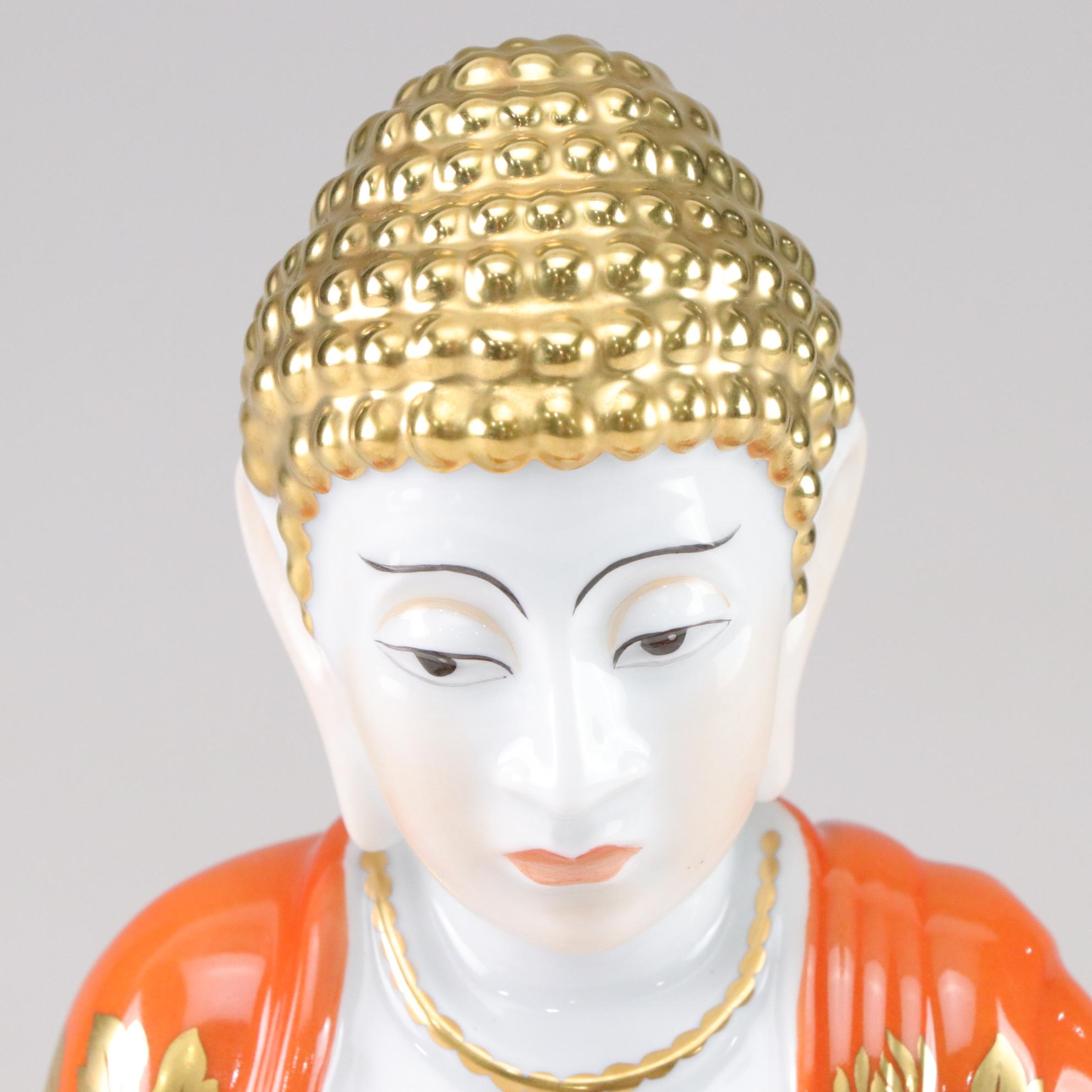 Herend Reserve Collection Limited Edition "Buddha" Porcelain Figurine