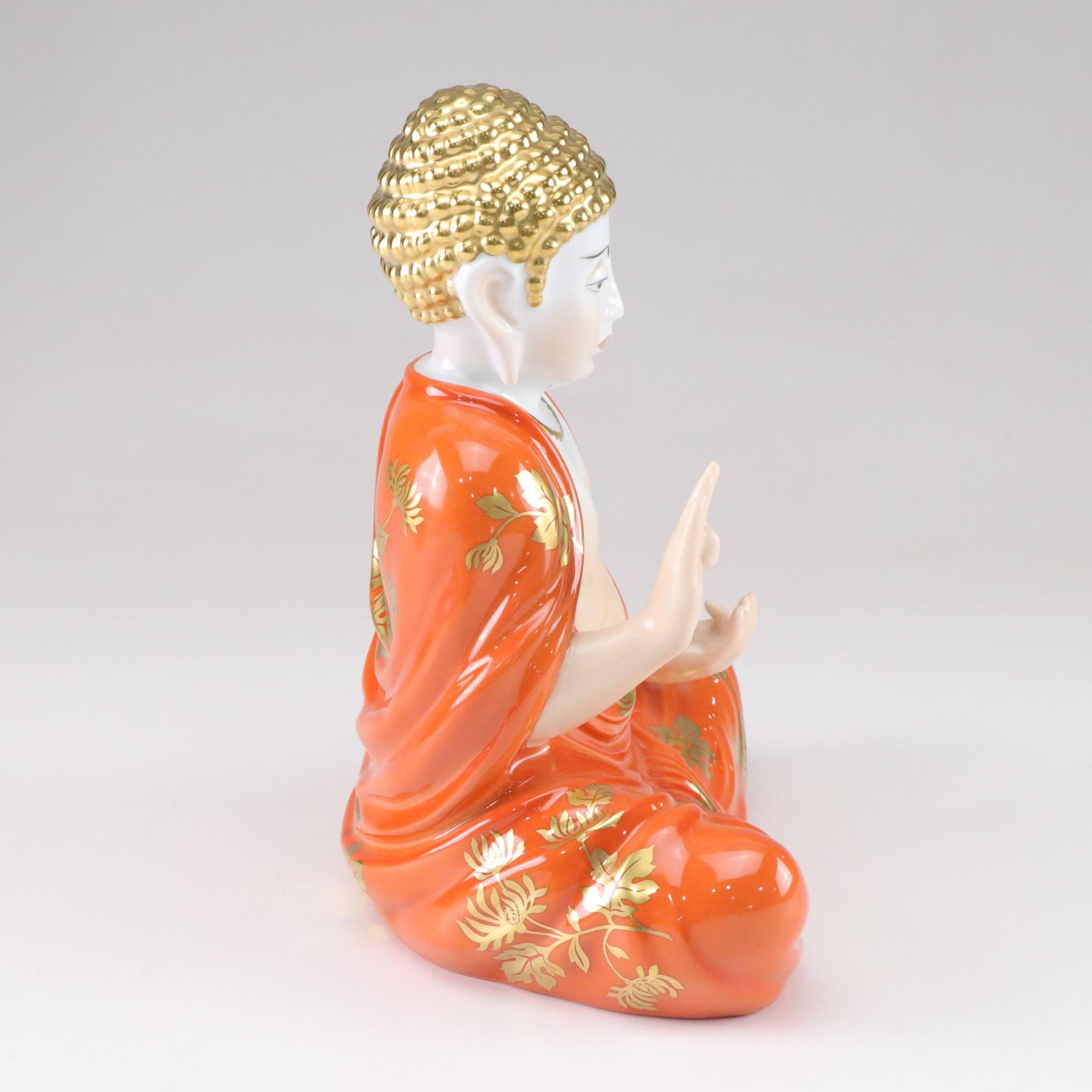 Herend Reserve Collection Limited Edition "Buddha" Porcelain Figurine