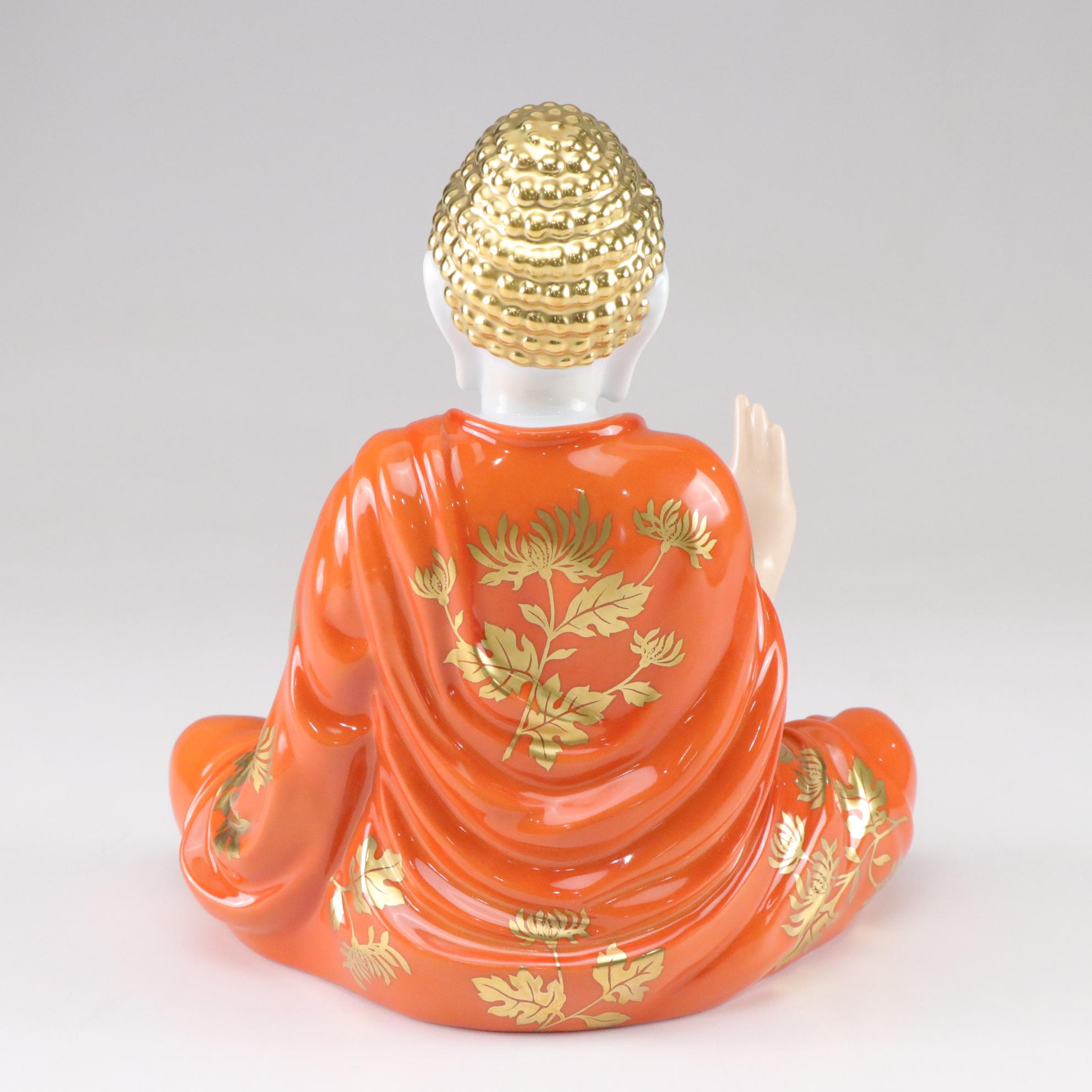 Herend Reserve Collection Limited Edition "Buddha" Porcelain Figurine
