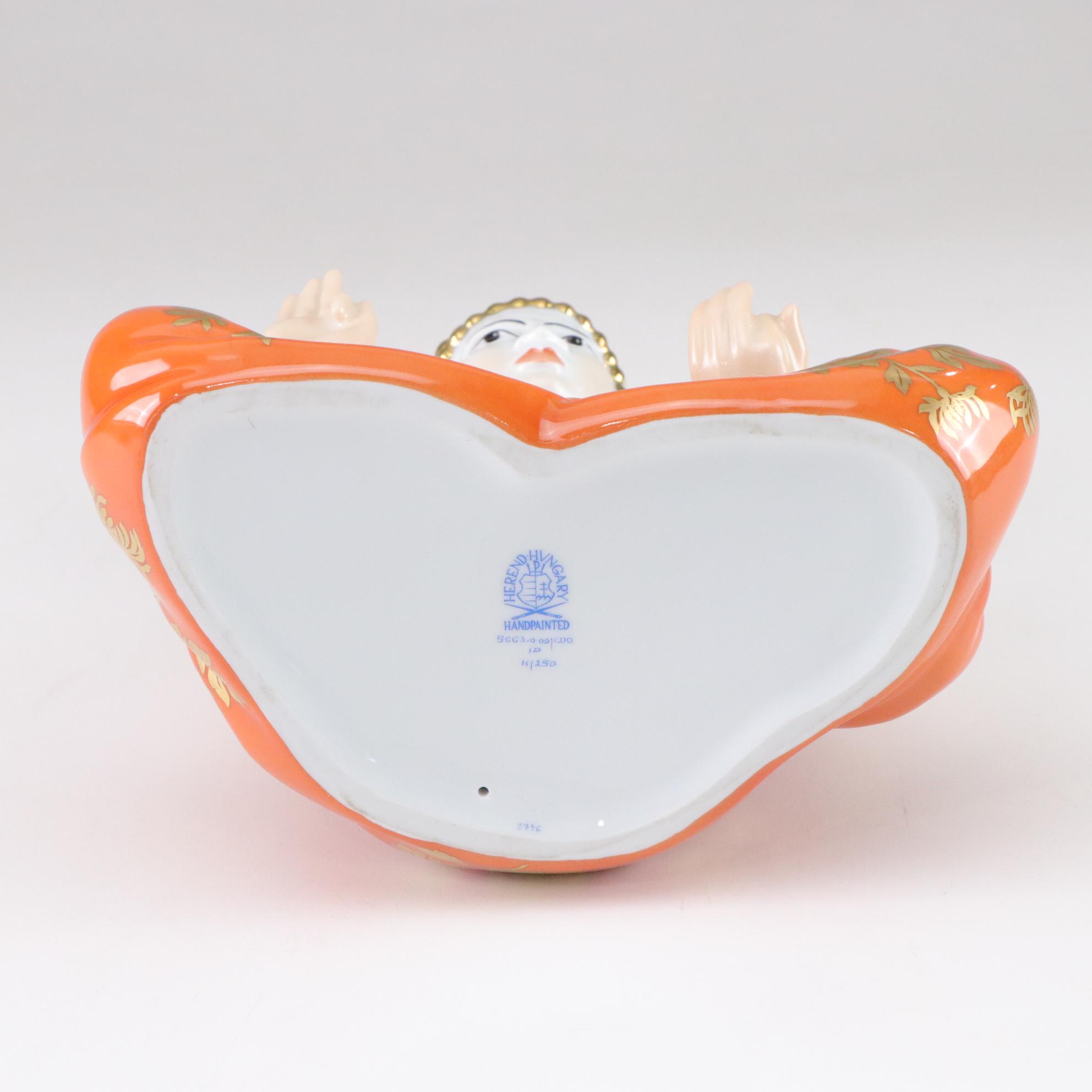 Herend Reserve Collection Limited Edition "Buddha" Porcelain Figurine