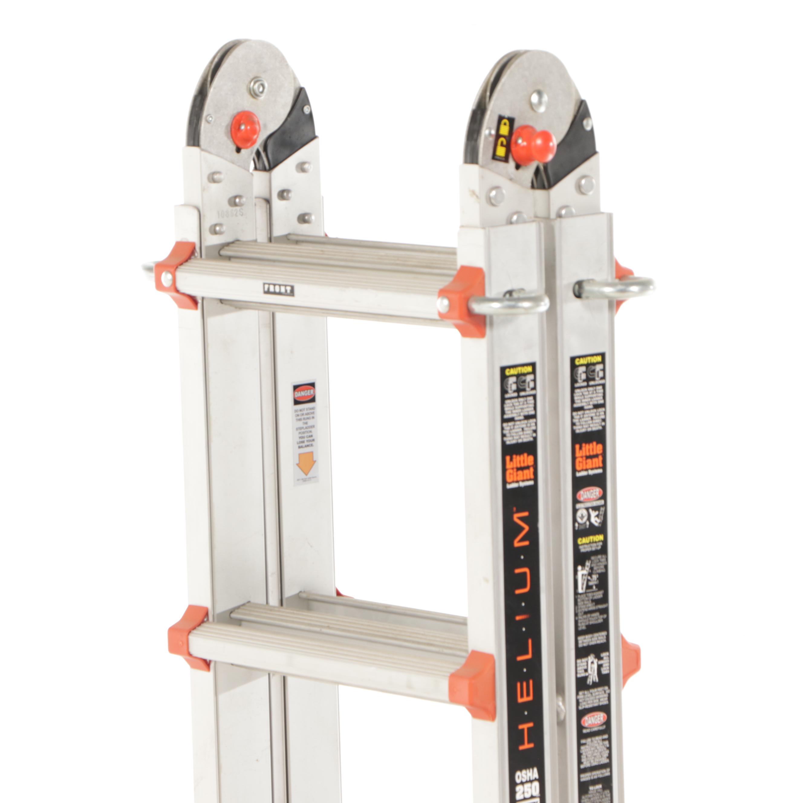 Little Giant Helium Aluminum Articulated Extendable Ladder