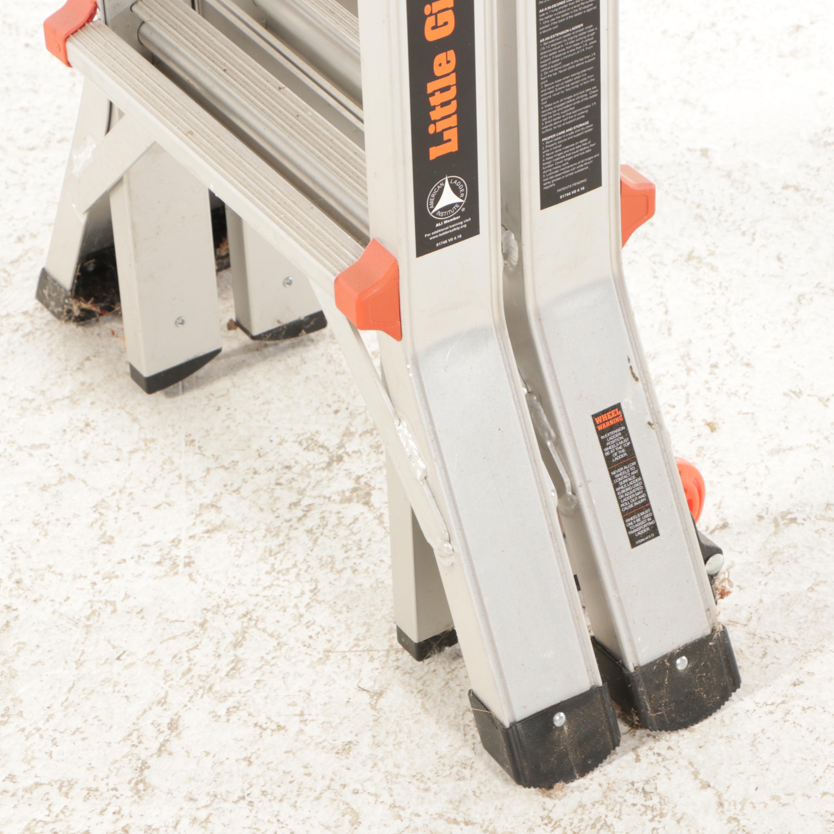 Little Giant Helium Aluminum Articulated Extendable Ladder