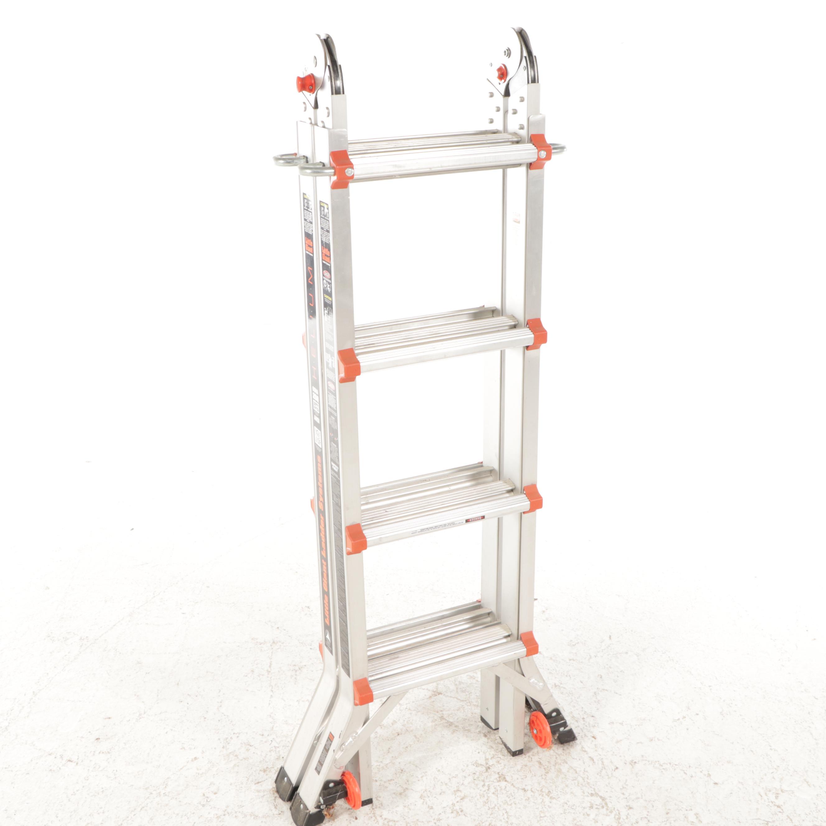 Little Giant Helium Aluminum Articulated Extendable Ladder