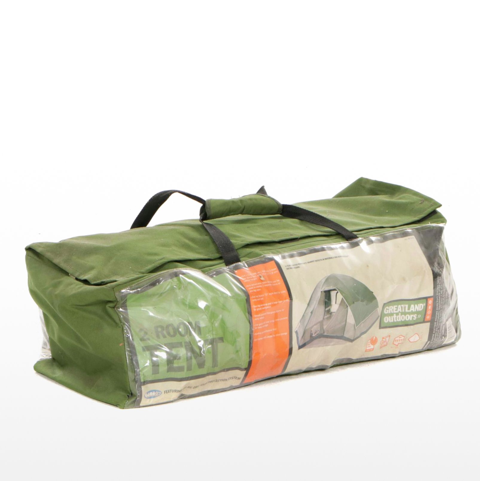 Greatland Outdoors 2-Room Tent with "Go-Be Dry" Rain Protection System