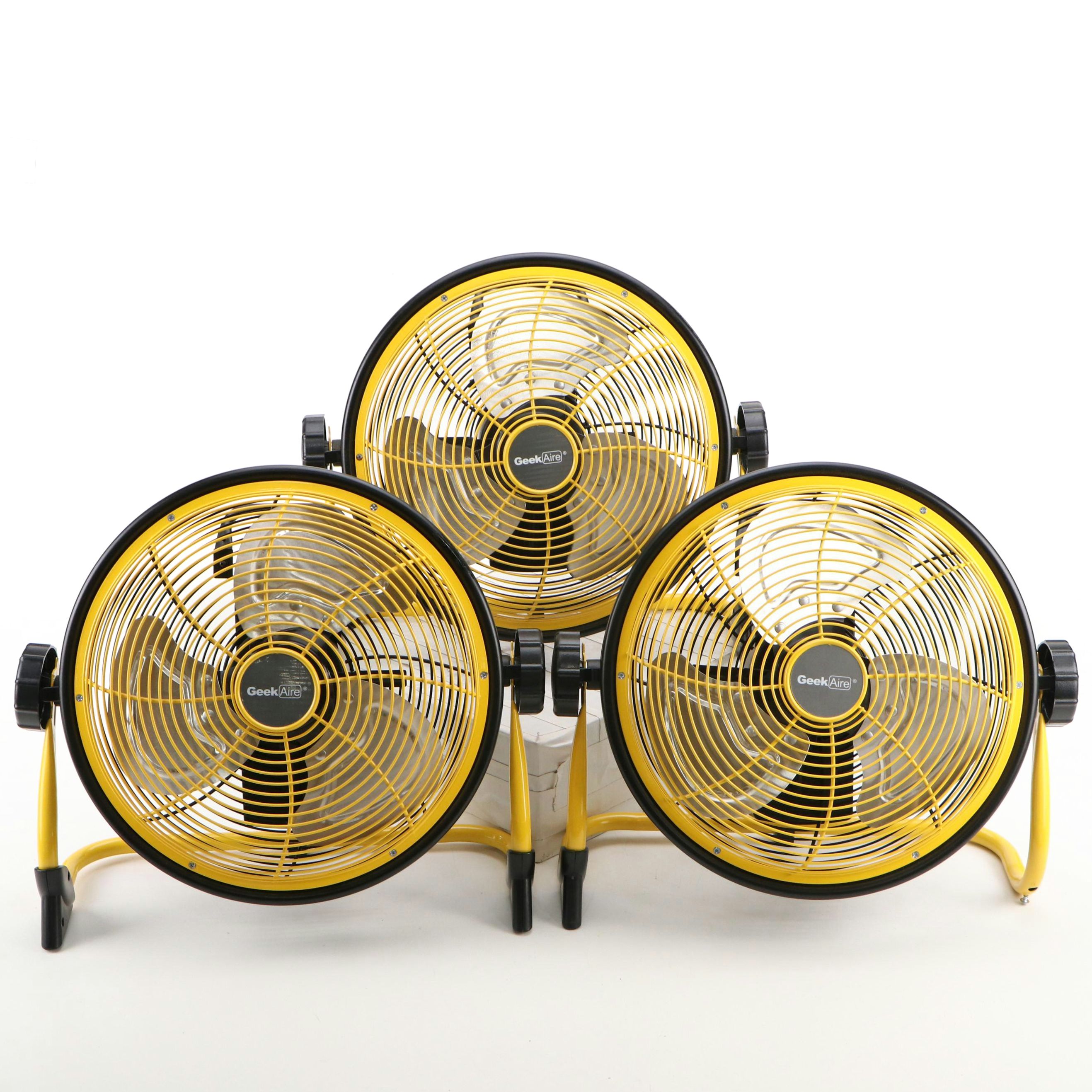 Three GeekAire CF1 Outdoor Fans