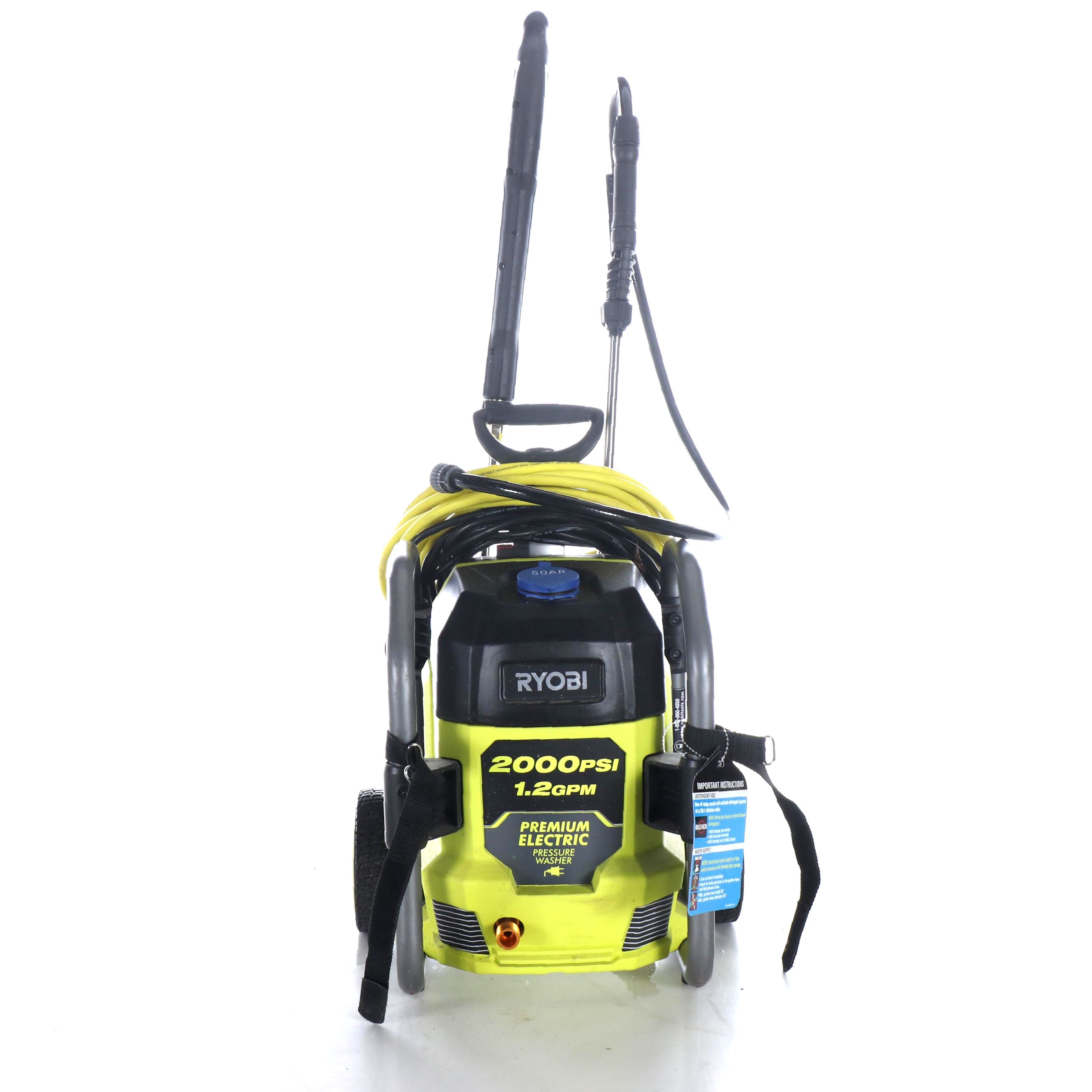 Ryobi 2,000 PSI Premium Electric Pressure Washer