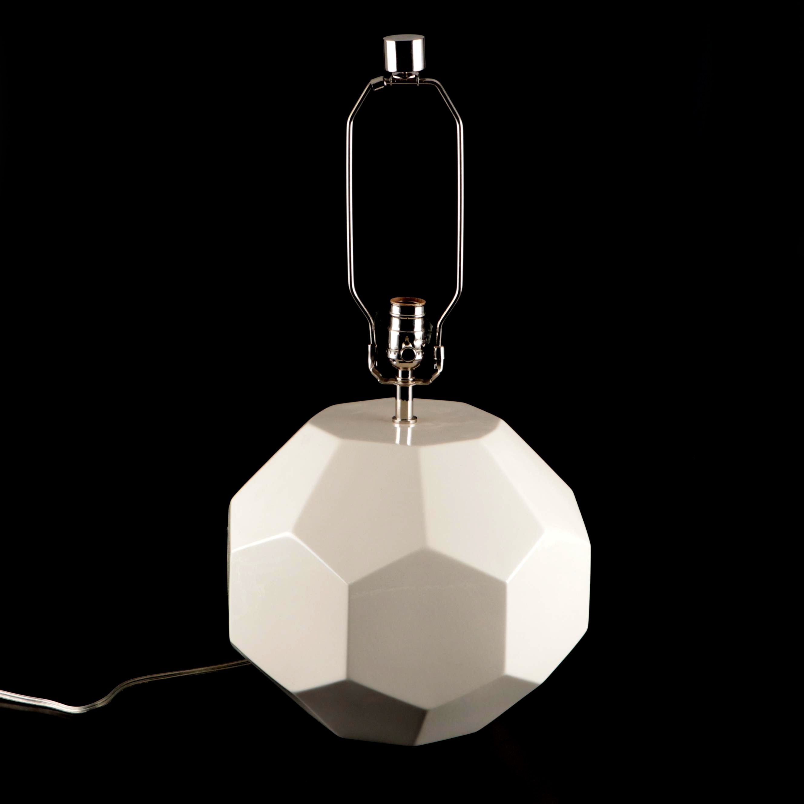 Robert Abbey "Franklin" White Ceramic Table Lamp