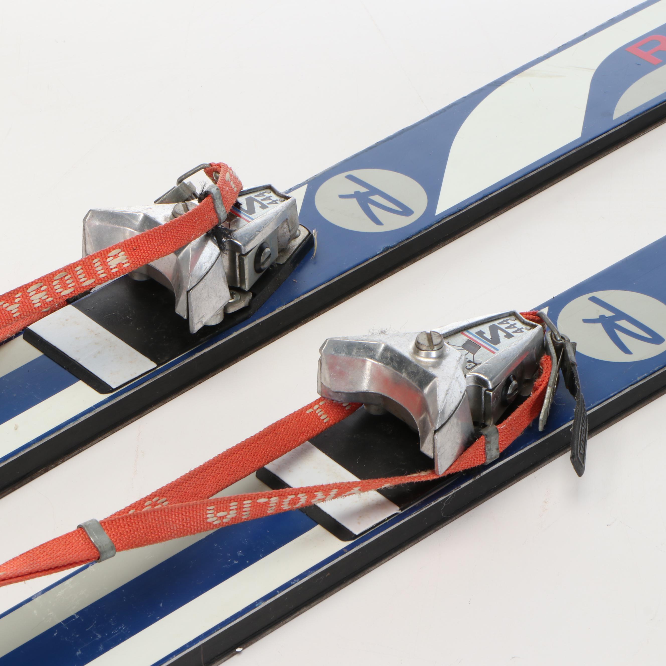 Rossignol Vista II Skis with Metal Ski Poles