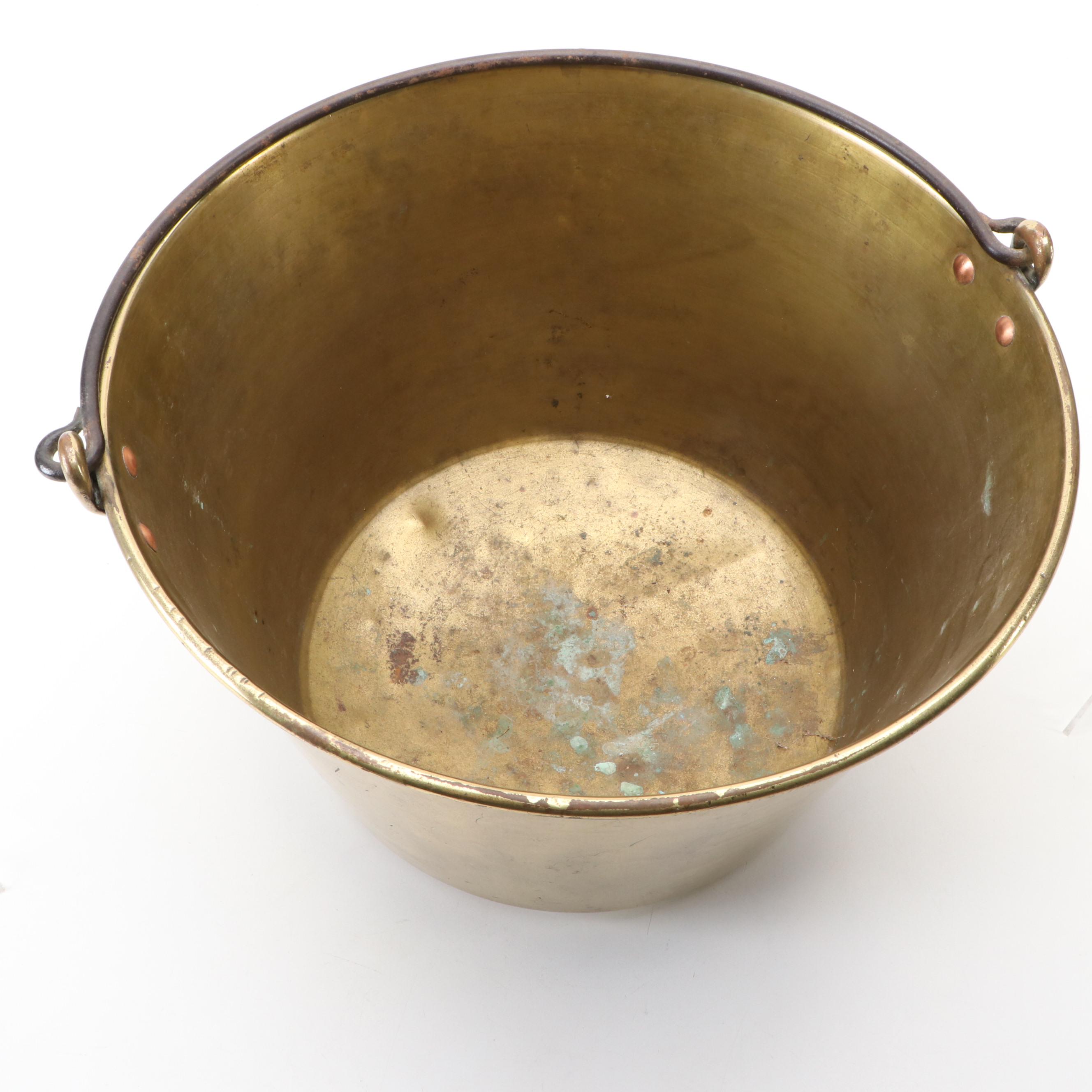 Brass Fireplace Bucket