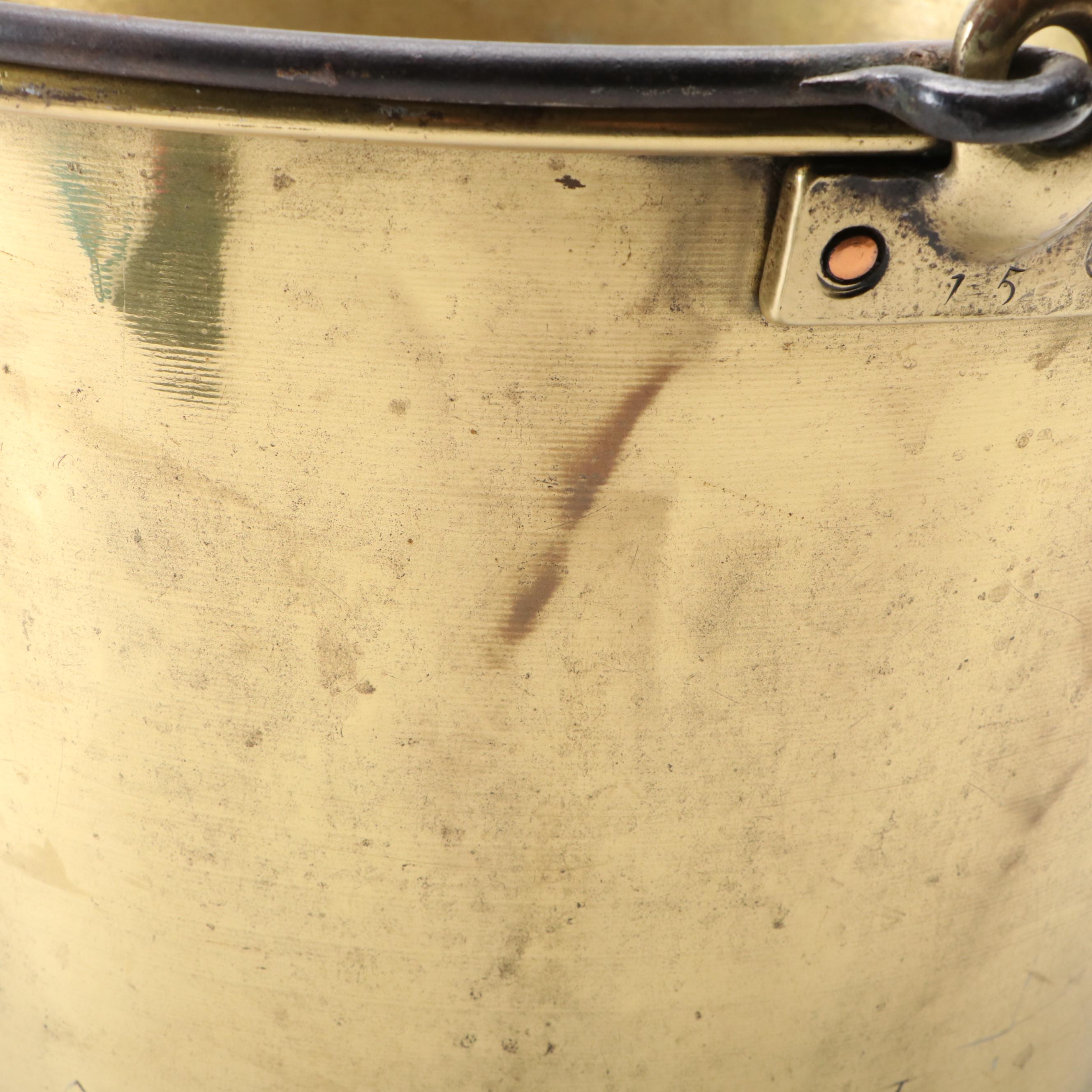 Brass Fireplace Bucket