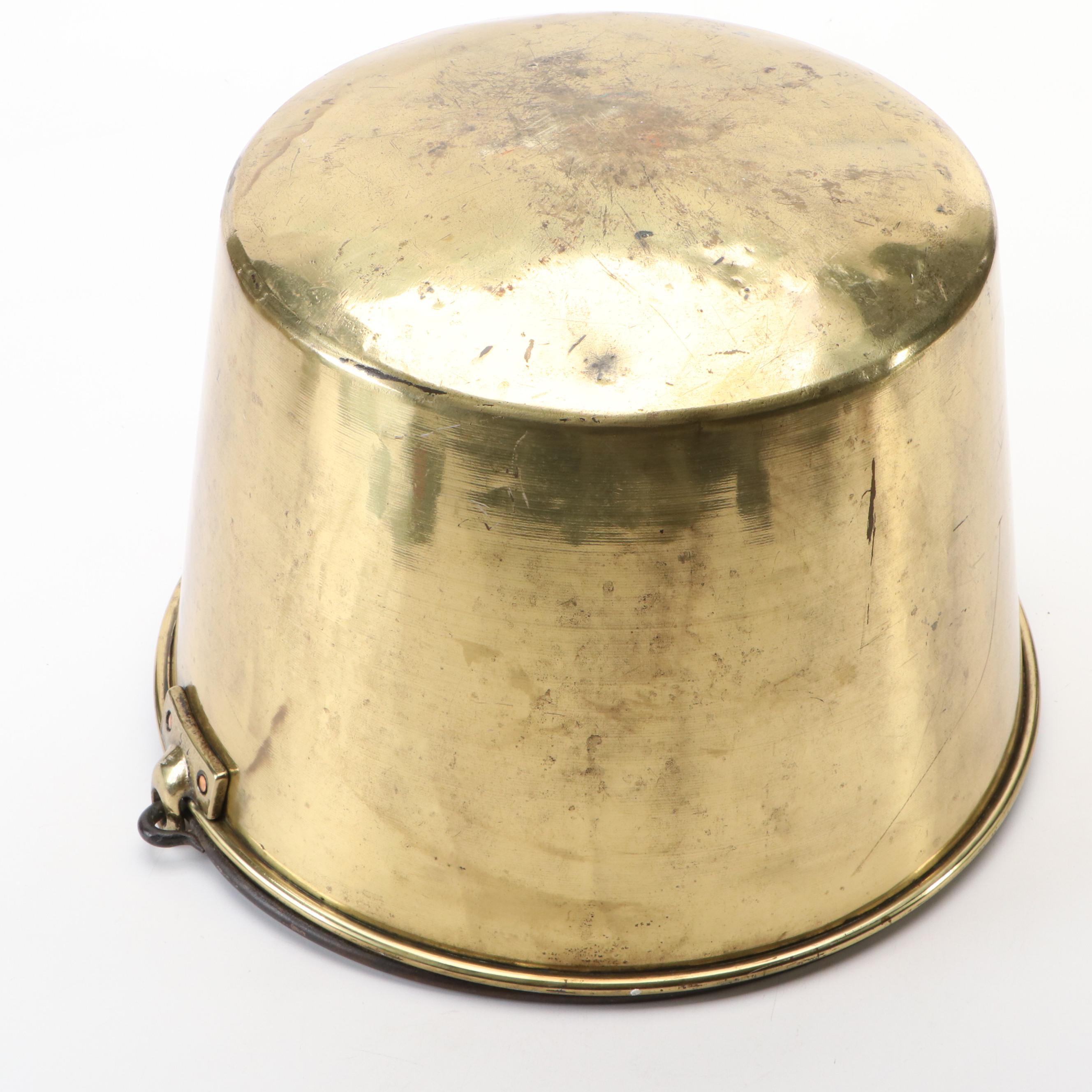 Brass Fireplace Bucket