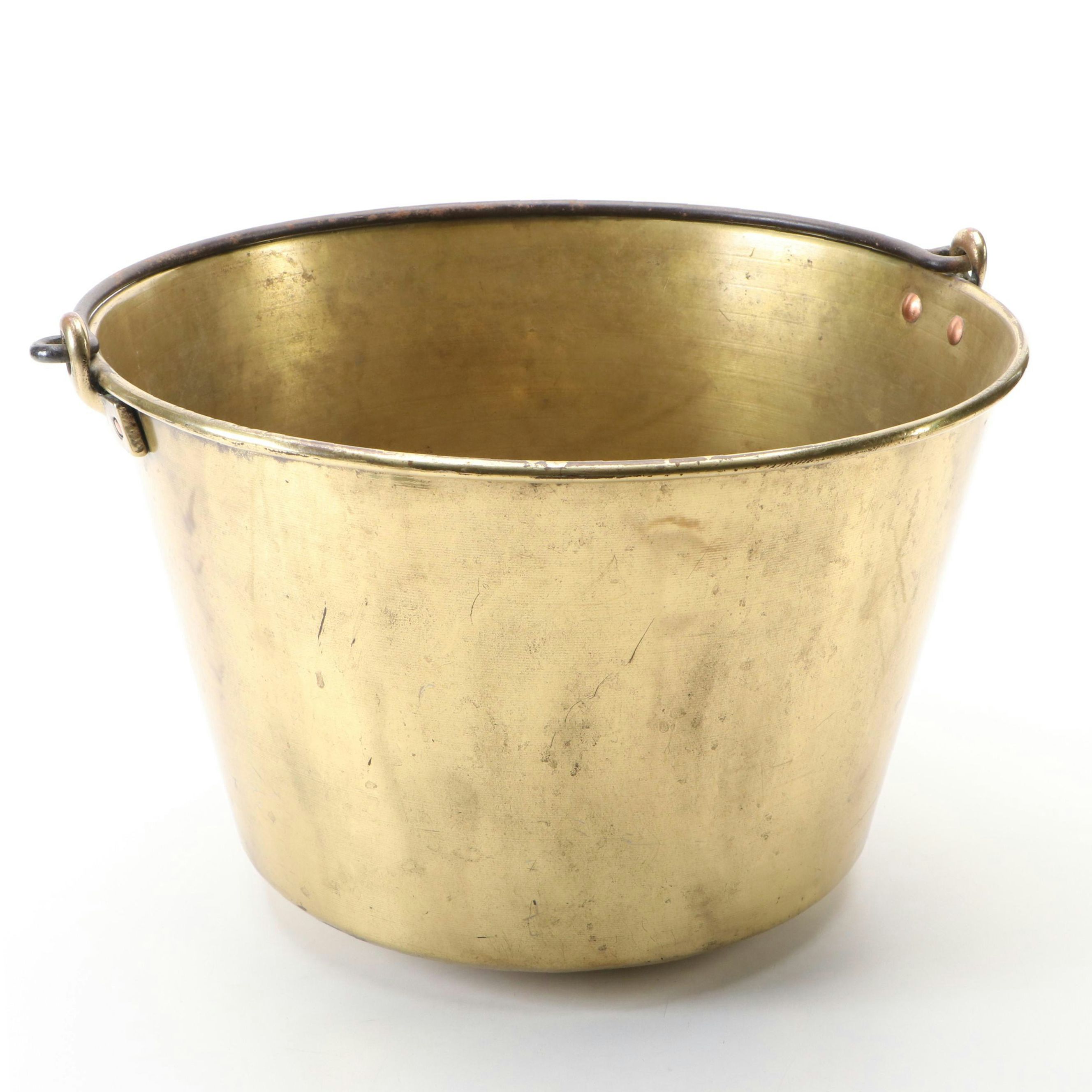 Brass Fireplace Bucket