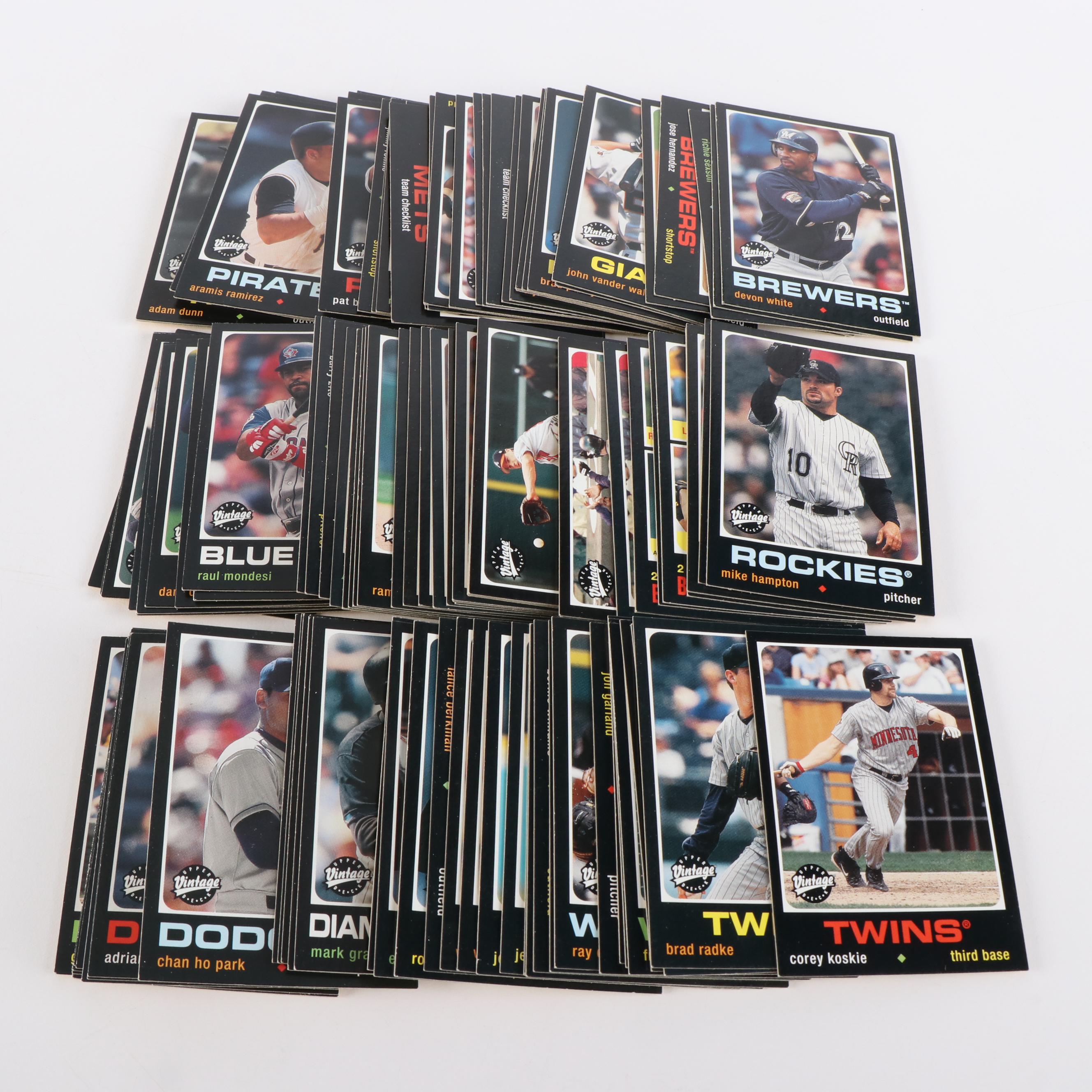 Topps with Other Baseball Cards Featuring Frank Thomas, Chipper Jones, and More