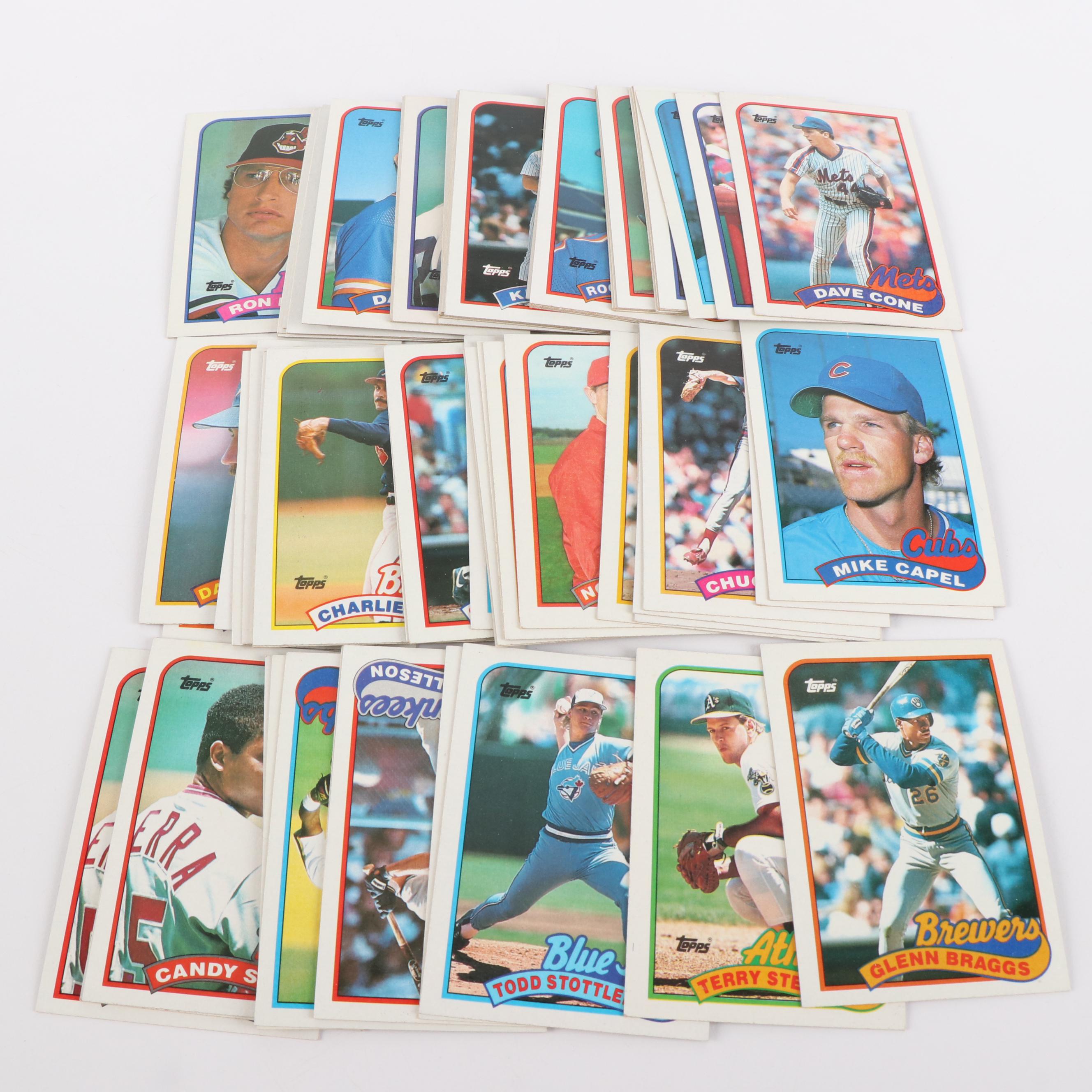 Topps with Other Baseball Cards Featuring Frank Thomas, Chipper Jones, and More