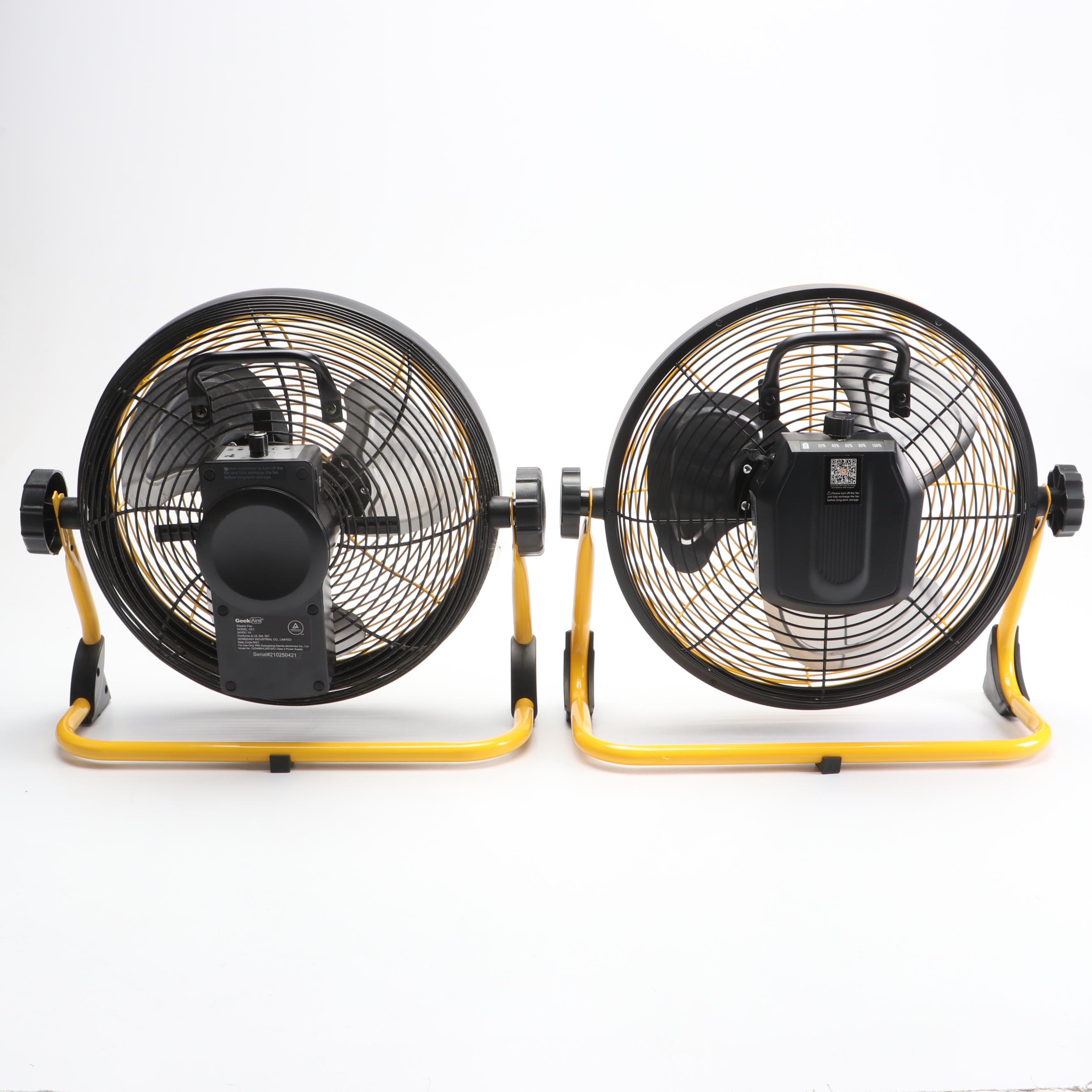 GeekAire Rechargeable High Velocity Outdoor Fans