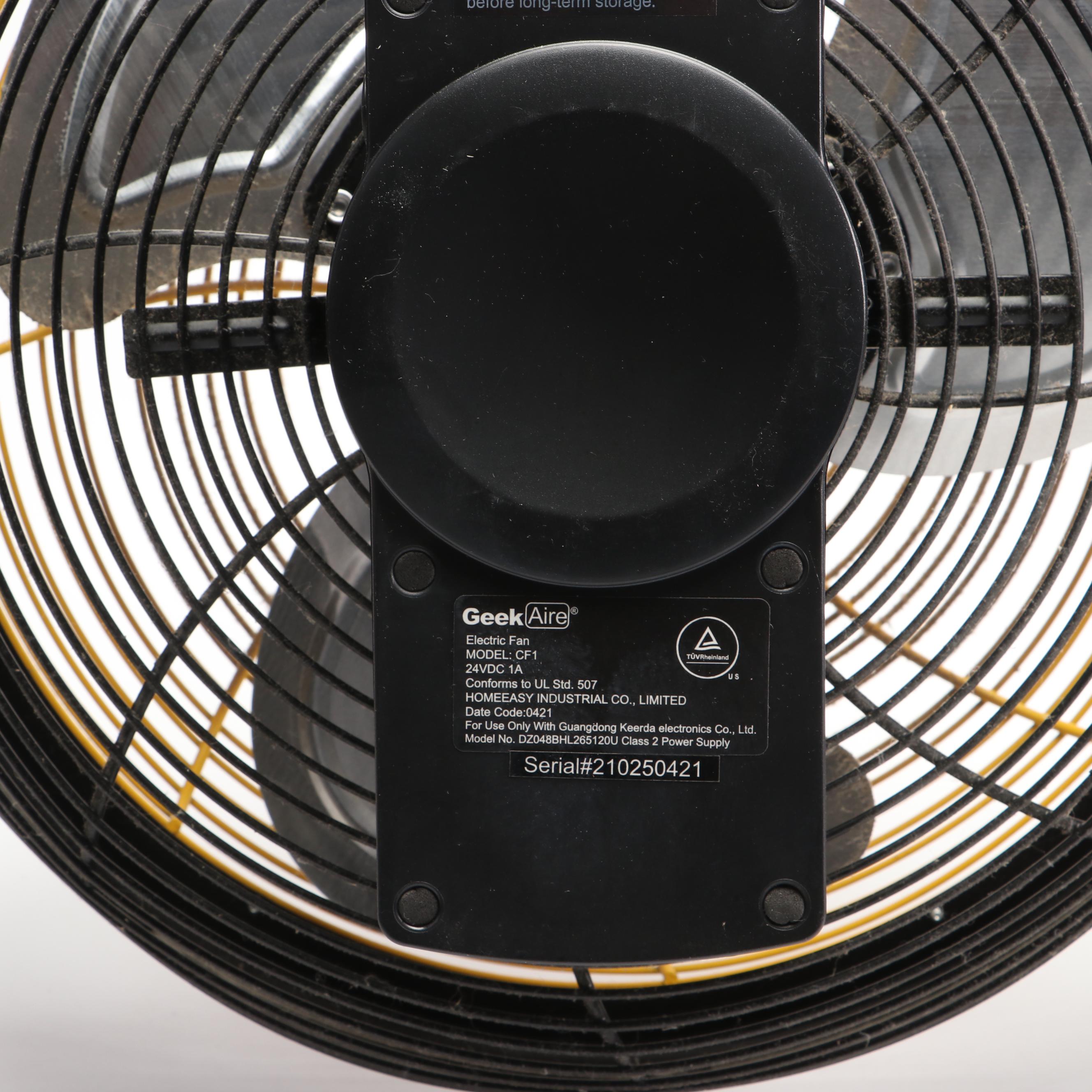 GeekAire Rechargeable High Velocity Outdoor Fans