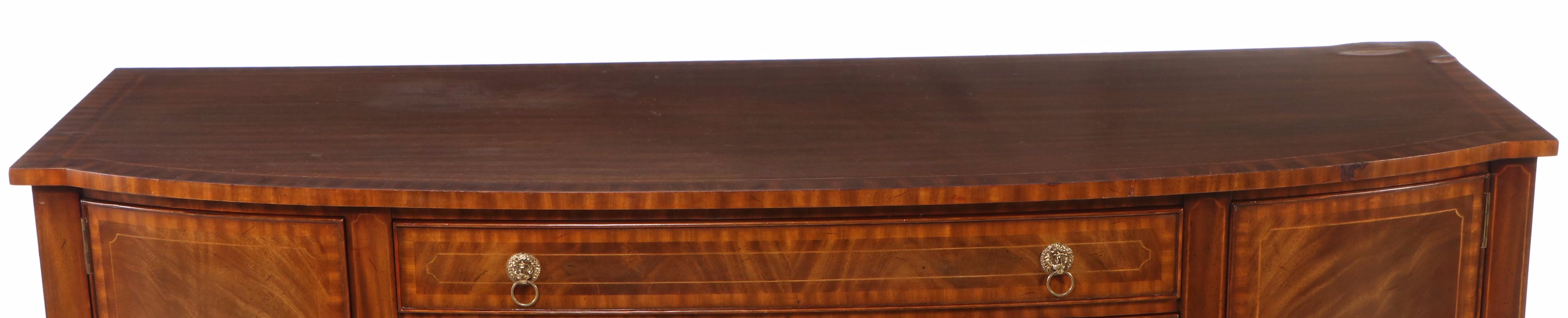 Maitland-Smith Hepplewhite Style Inlaid Mahogany Sideboard