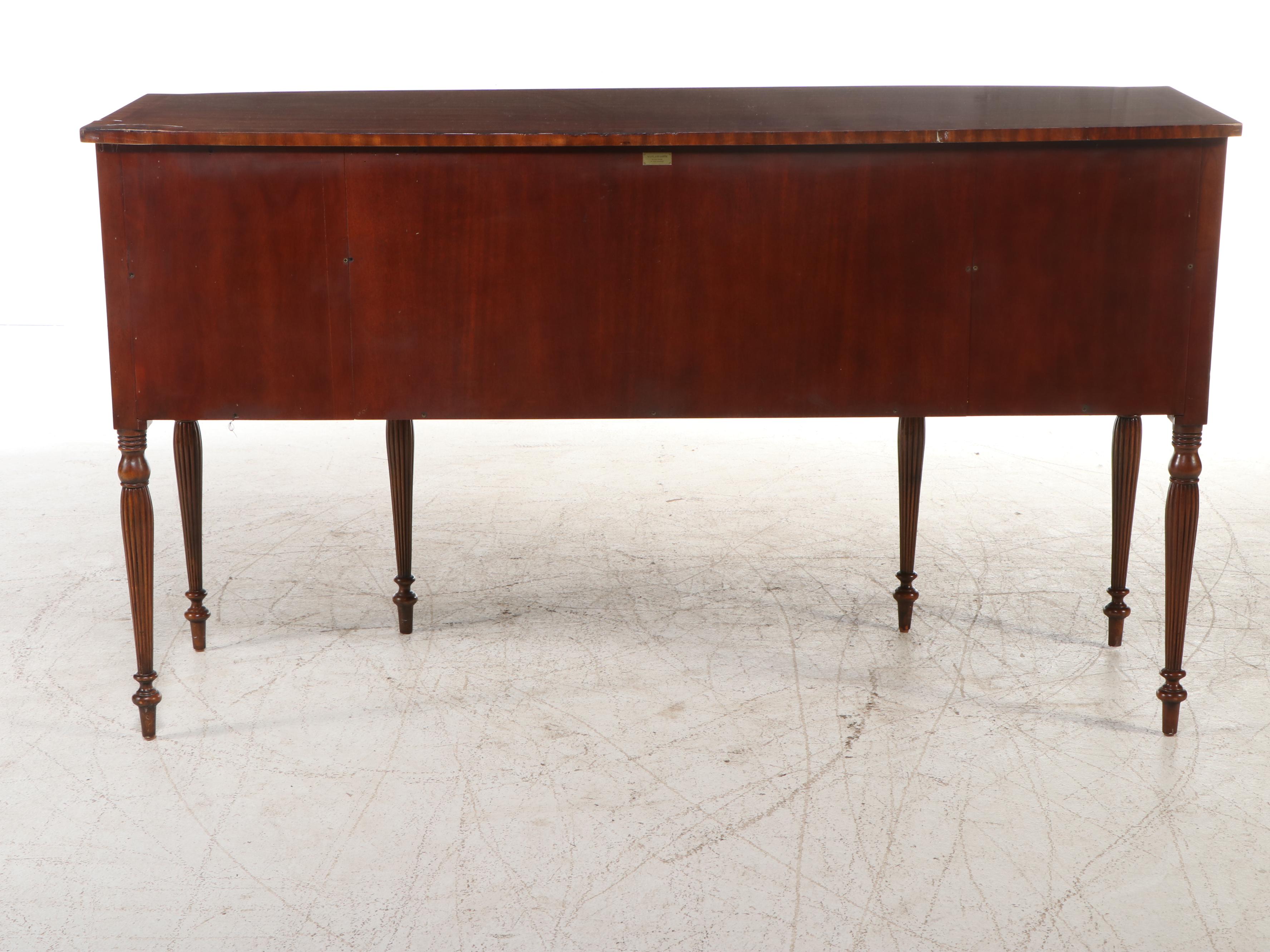 Maitland-Smith Hepplewhite Style Inlaid Mahogany Sideboard