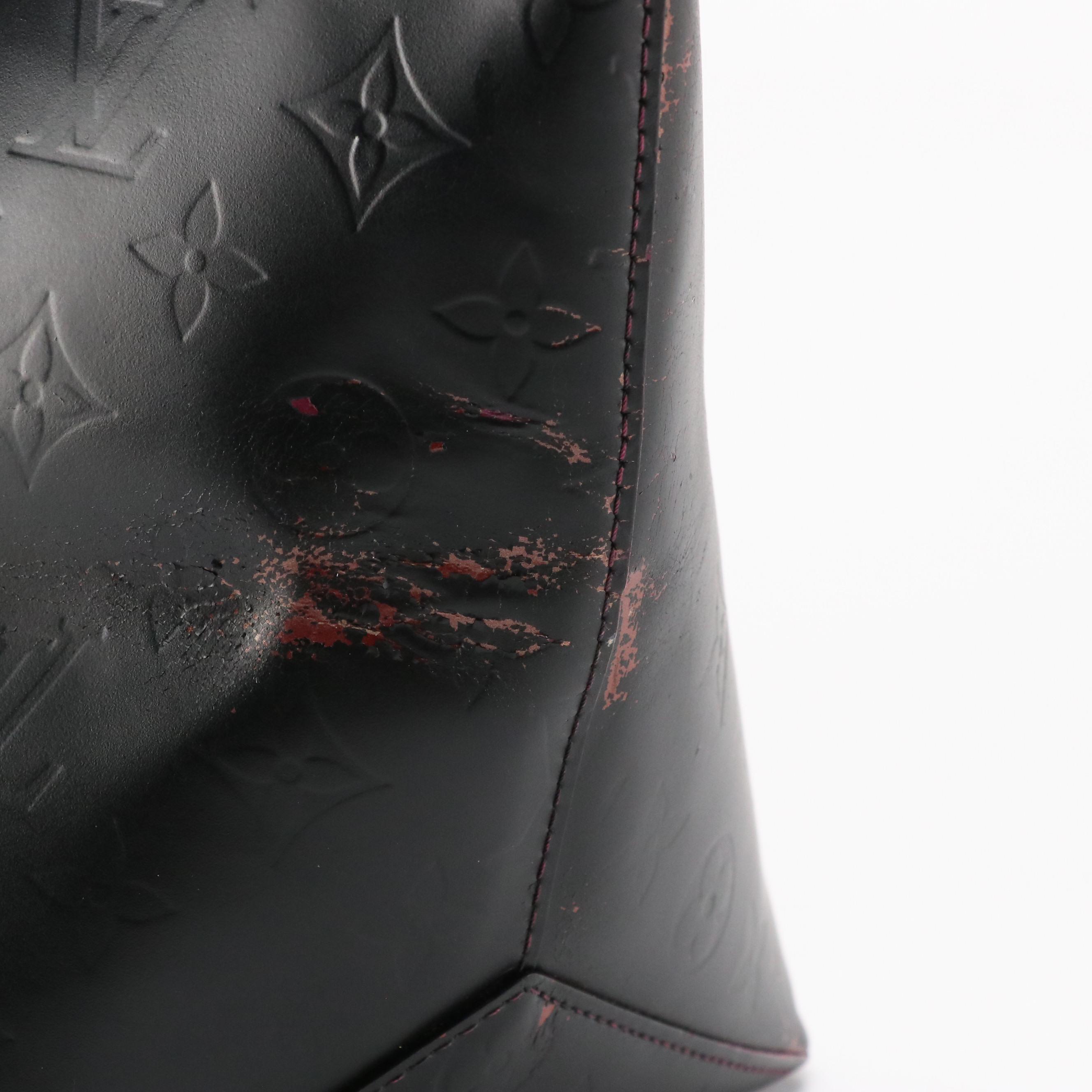 Louis Vuitton Bellevue Tote in Black Monogram Mat Leather