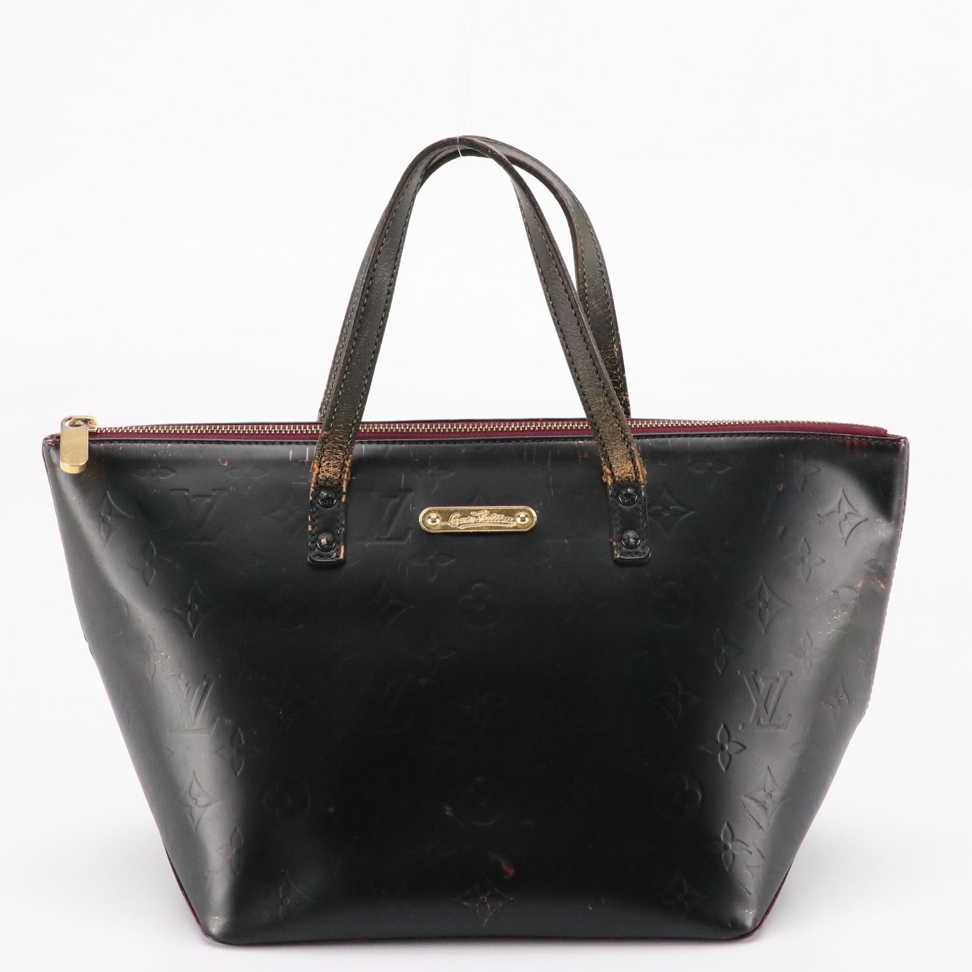 Louis Vuitton Bellevue Tote in Black Monogram Mat Leather