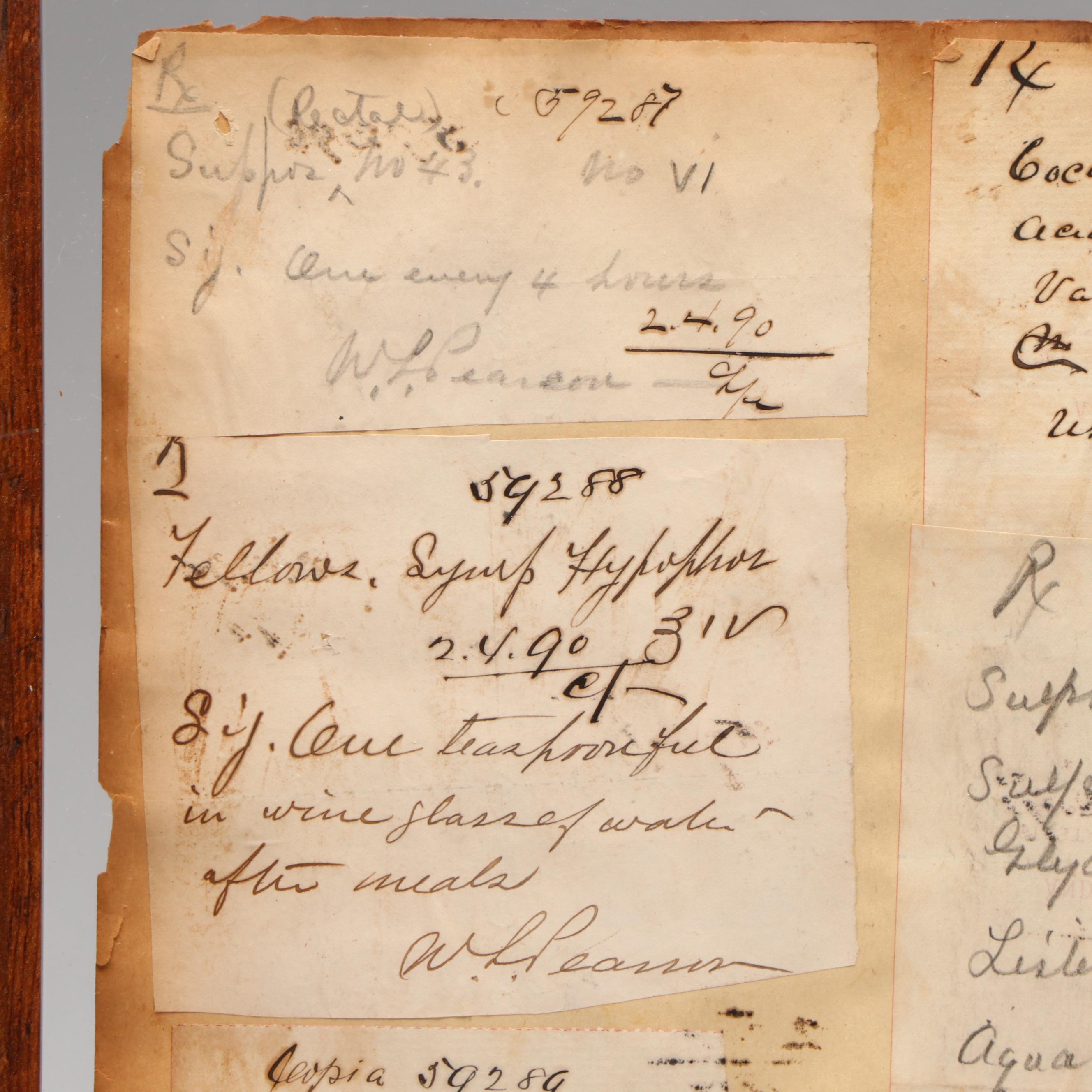 Prescription Forms for Cocaine and Coca Wine, 1890