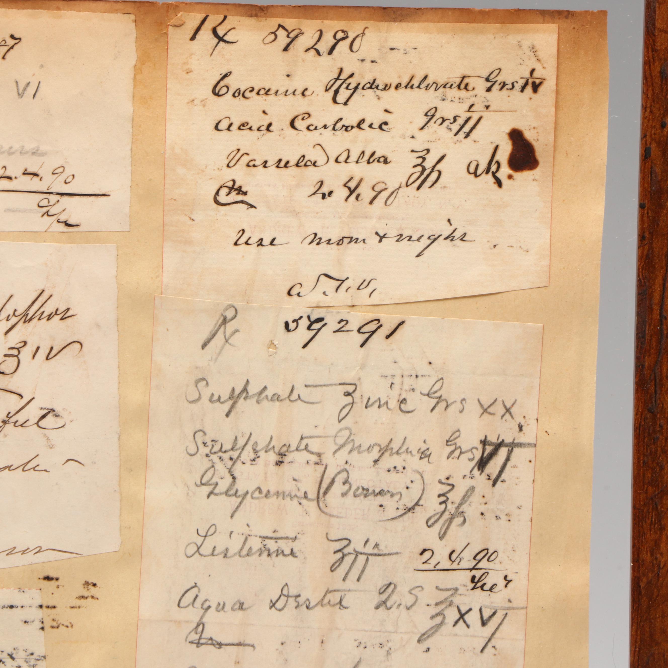 Prescription Forms for Cocaine and Coca Wine, 1890