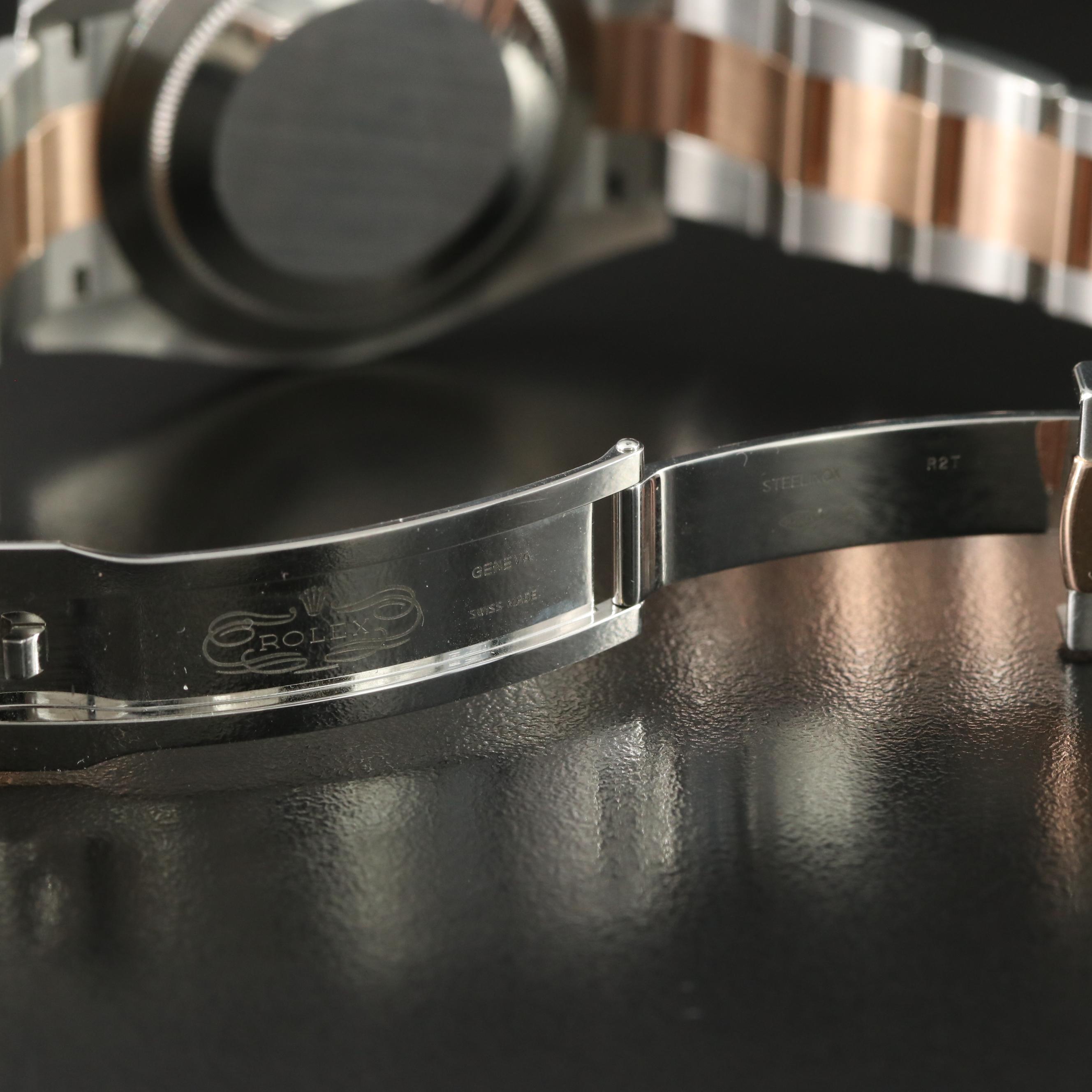 Rolex Datejust 126331 Grey 41mm 18K Rose Gold & Steel Automatic Watch