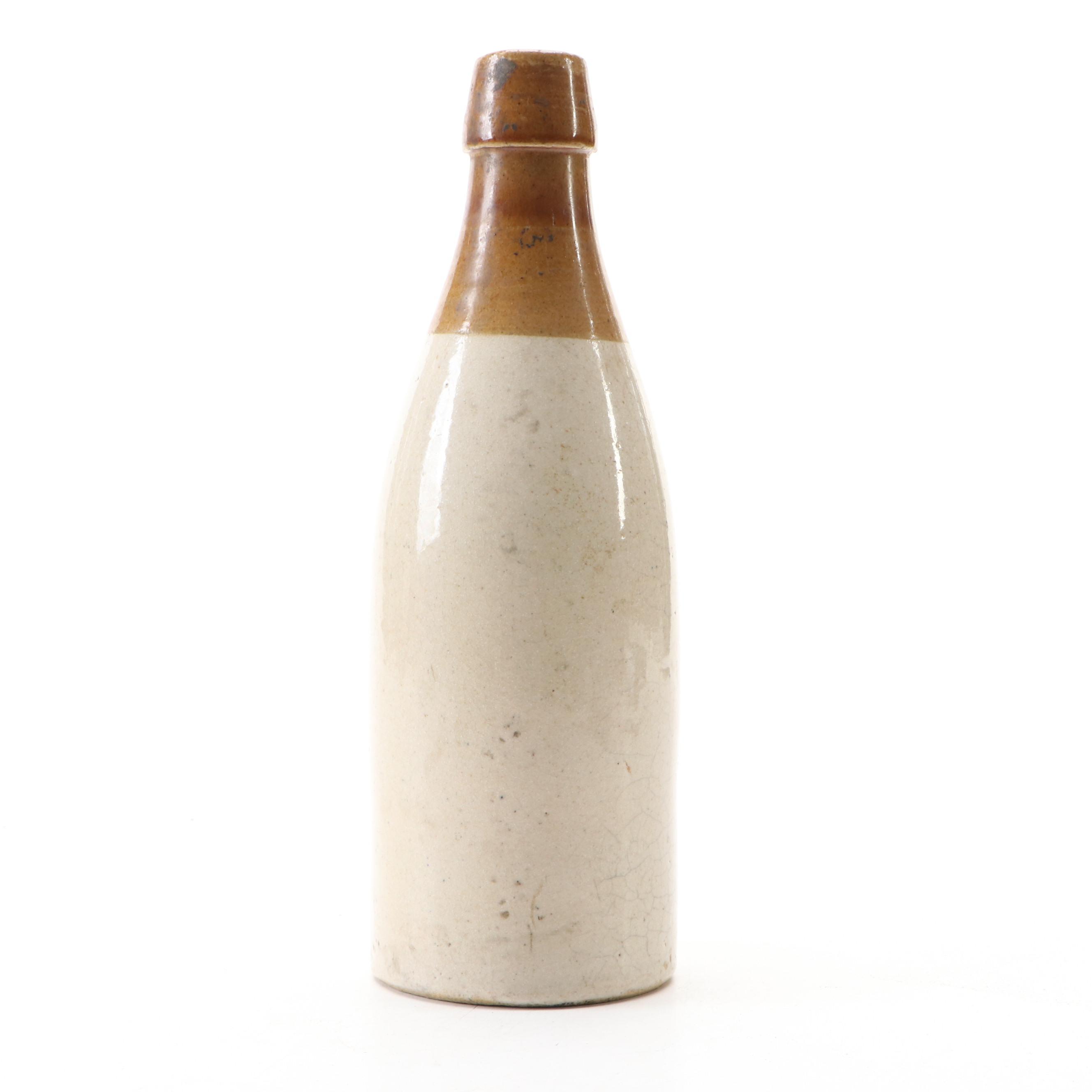 Christian Moerlein Brewing Co. Stoneware Bottle, Late 19th/Early 20th Century