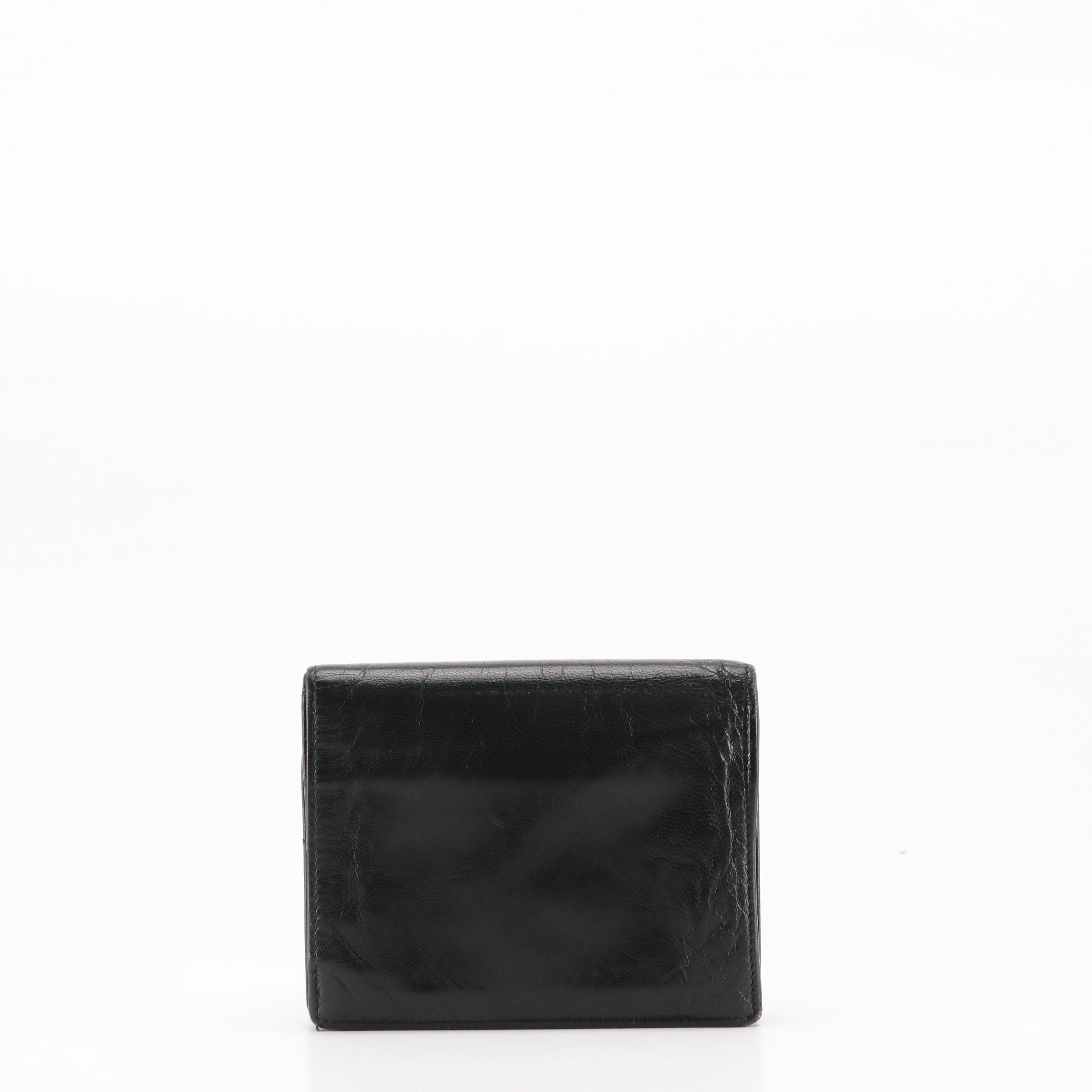 Prada Bifold Wallet in Black Leather