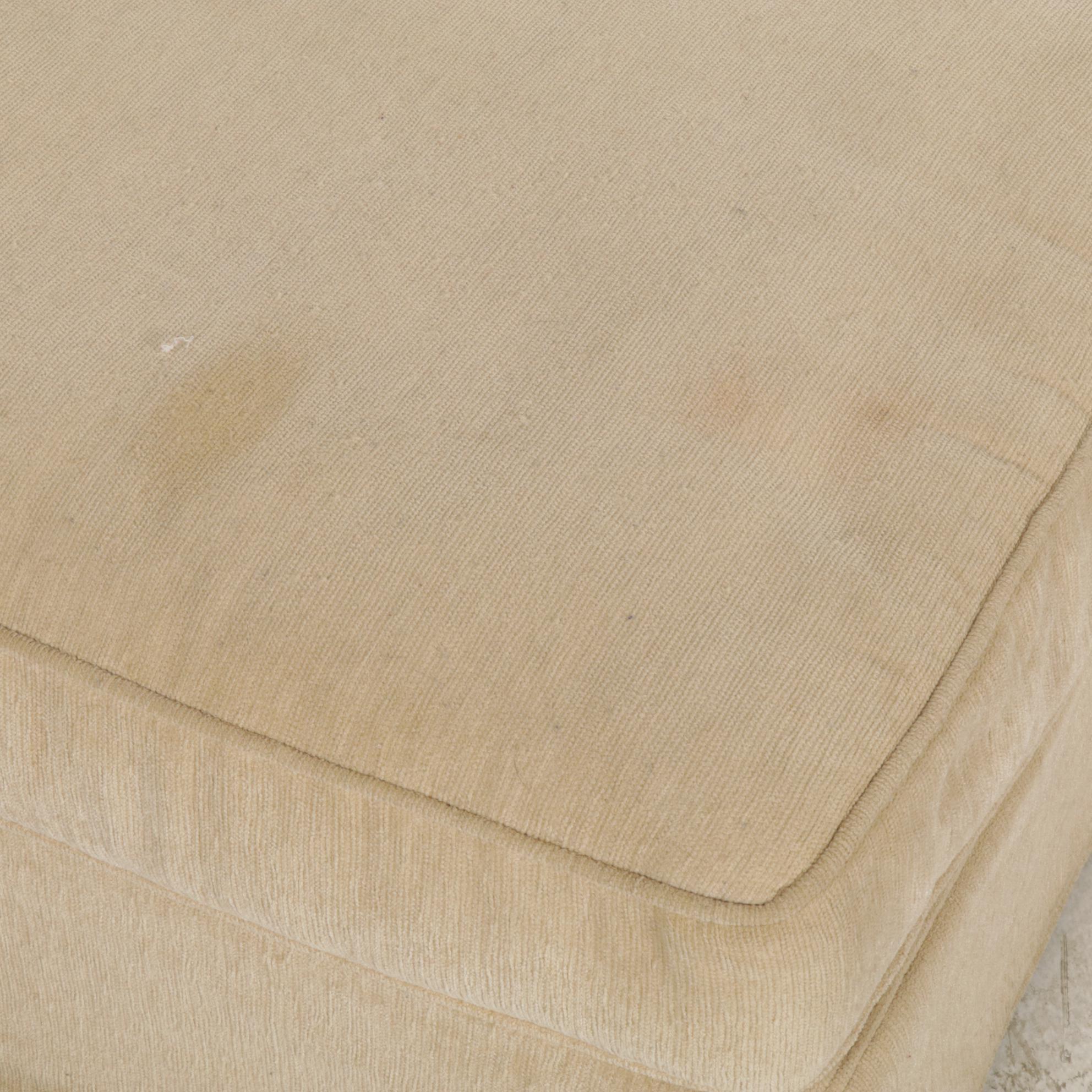 Alan White Upholstered Armchair and Ottoman