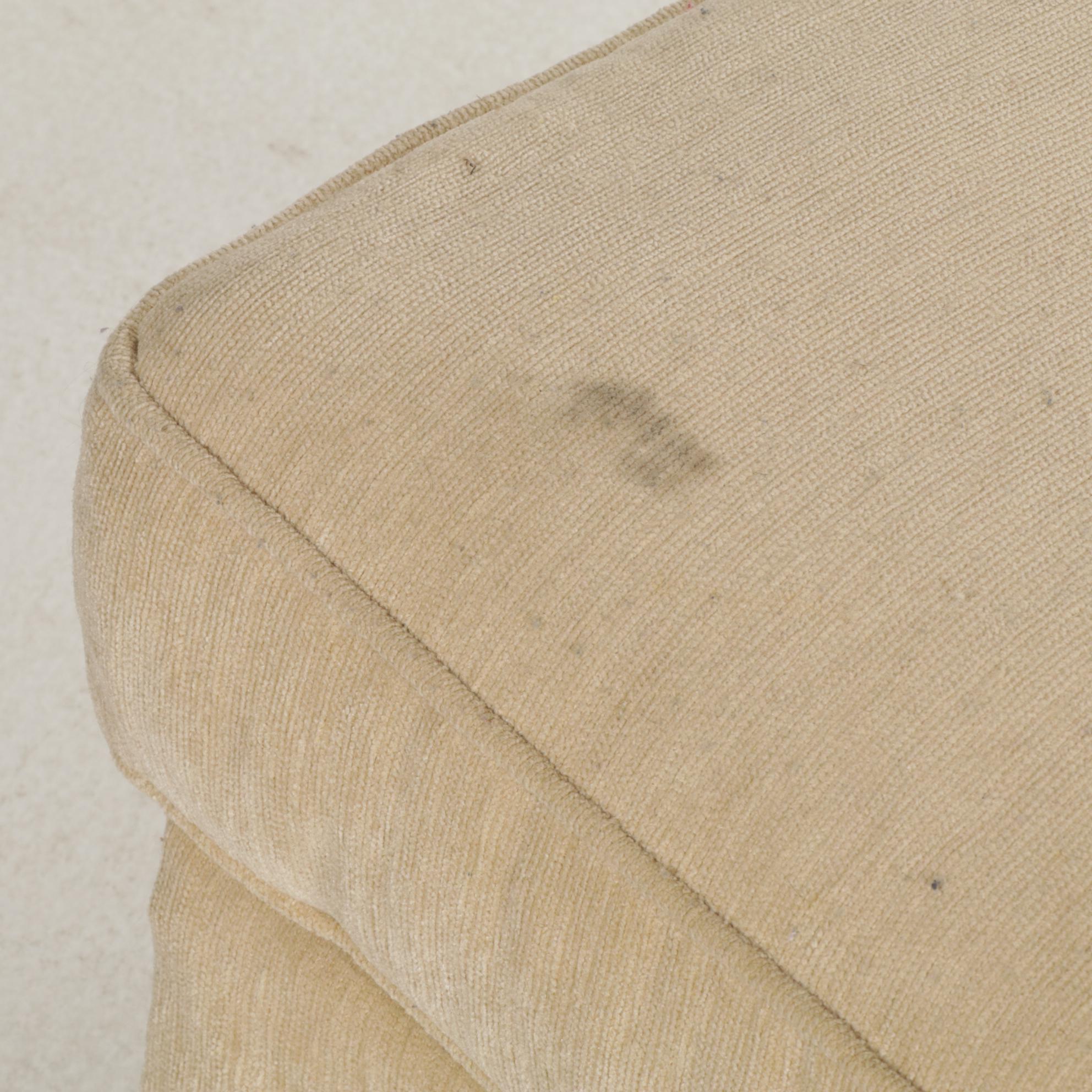 Alan White Upholstered Armchair and Ottoman