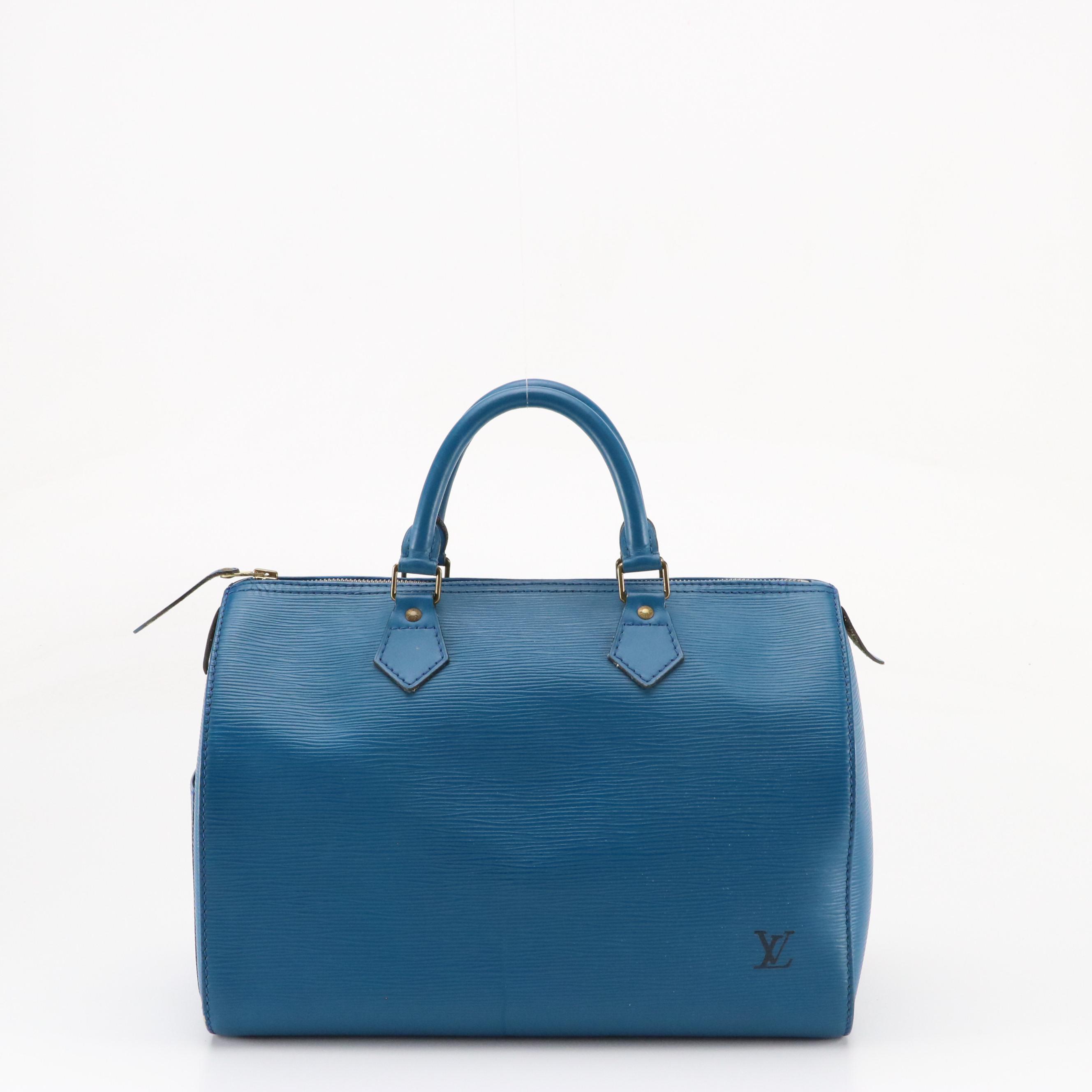 Louis Vuitton Speedy 30 in Toledo Blue Epi Leather