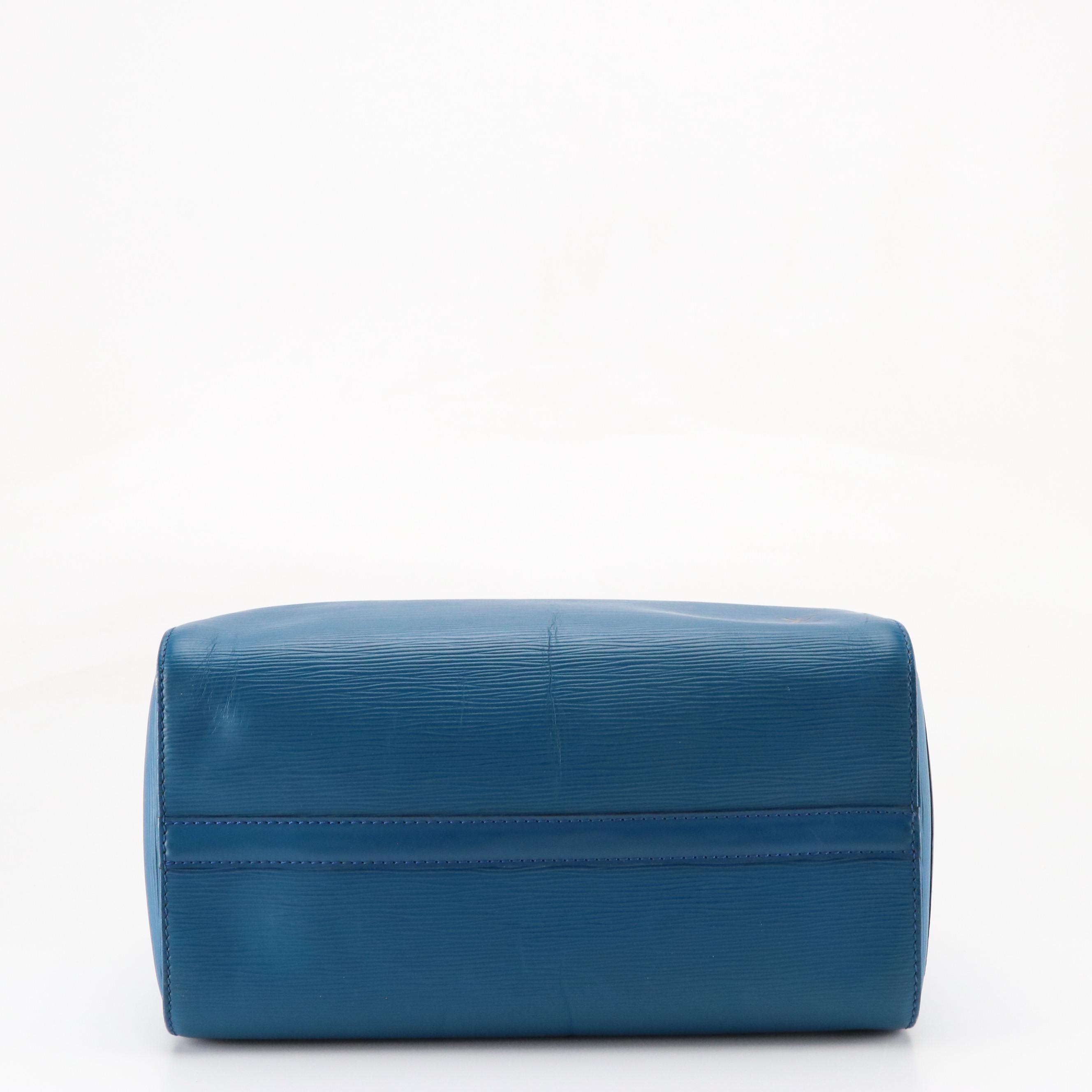 Louis Vuitton Speedy 30 in Toledo Blue Epi Leather